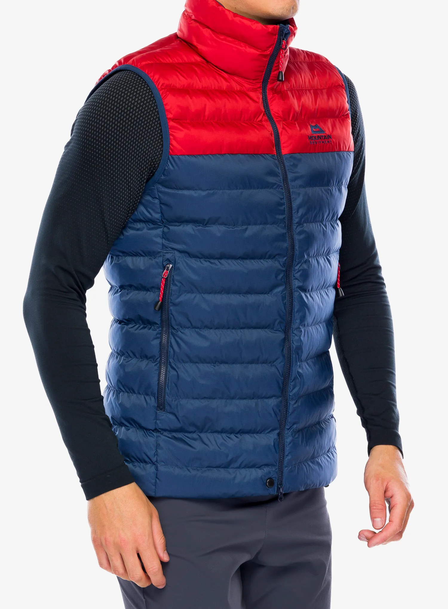 Podložen brezrokavnik Mountain Equipment Superflux Vest - dusk/red rock