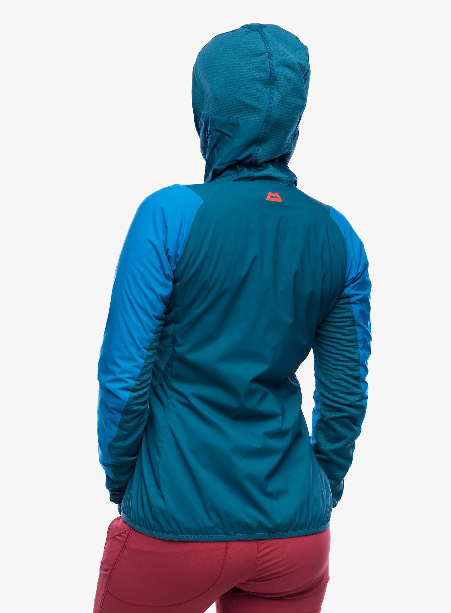 Ženska softshell jakna Mountain Equipment Switch Pro Hooded Jacket - majolica blue/mykonos blue