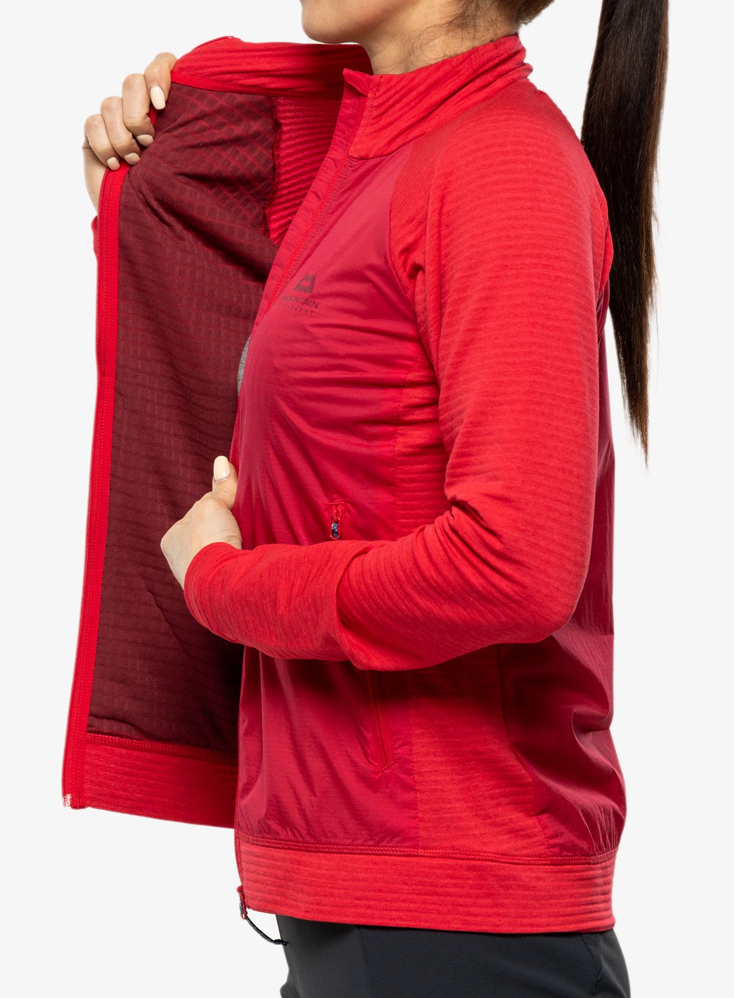 Ženska hibridna jakna Mountain Equipment Trembler Jacket - capsicum red