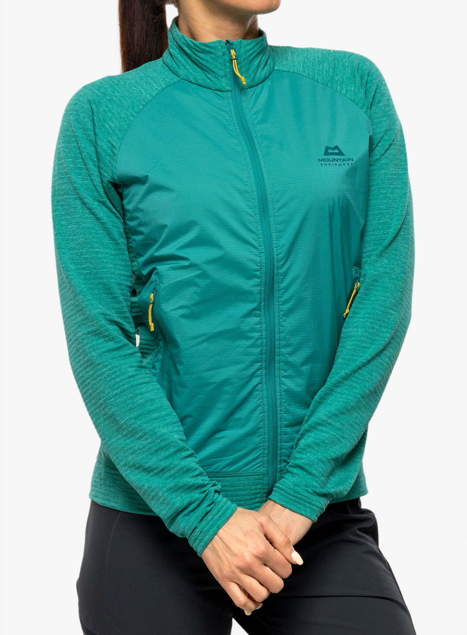 Ženska hibridna jakna Mountain Equipment Trembler Jacket - jade/spruce