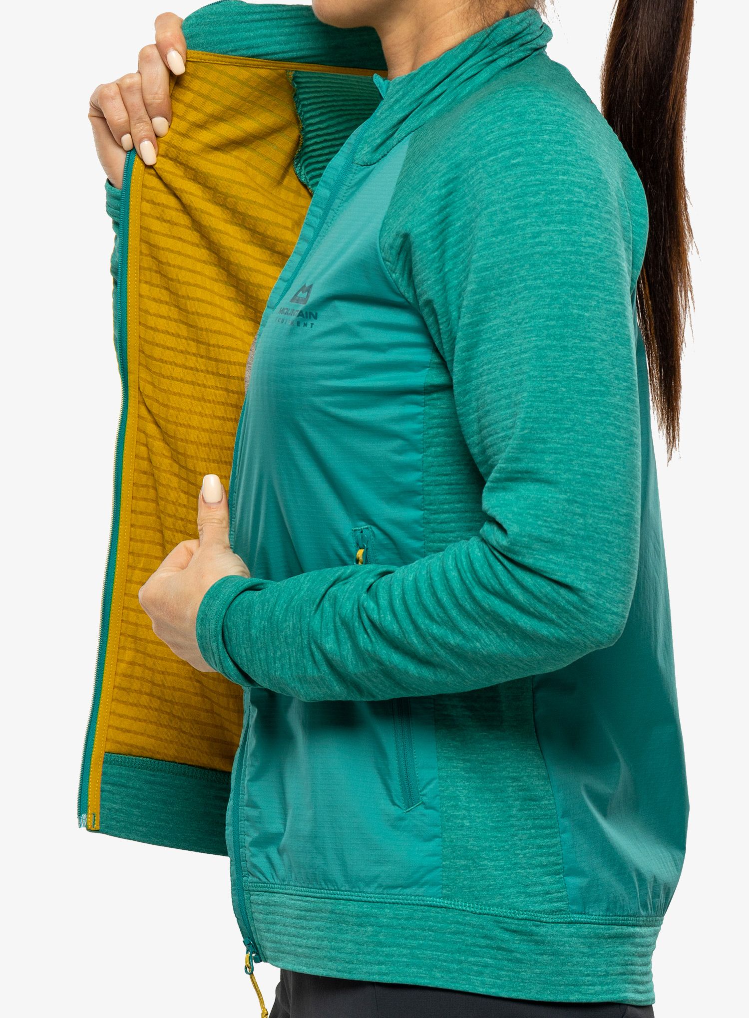 Ženska hibridna jakna Mountain Equipment Trembler Jacket - jade/spruce