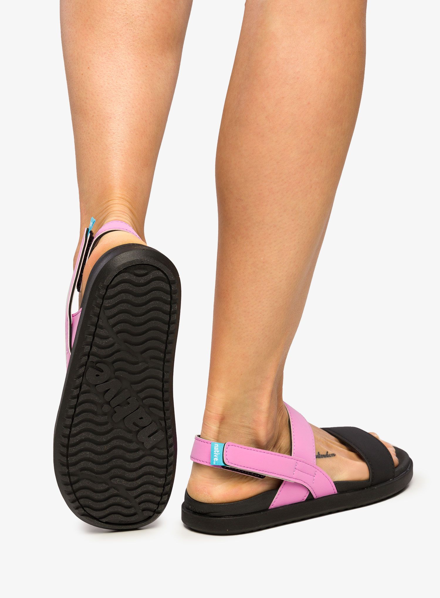 Ženski sandali Native Ellis Sugarlite - pink/black