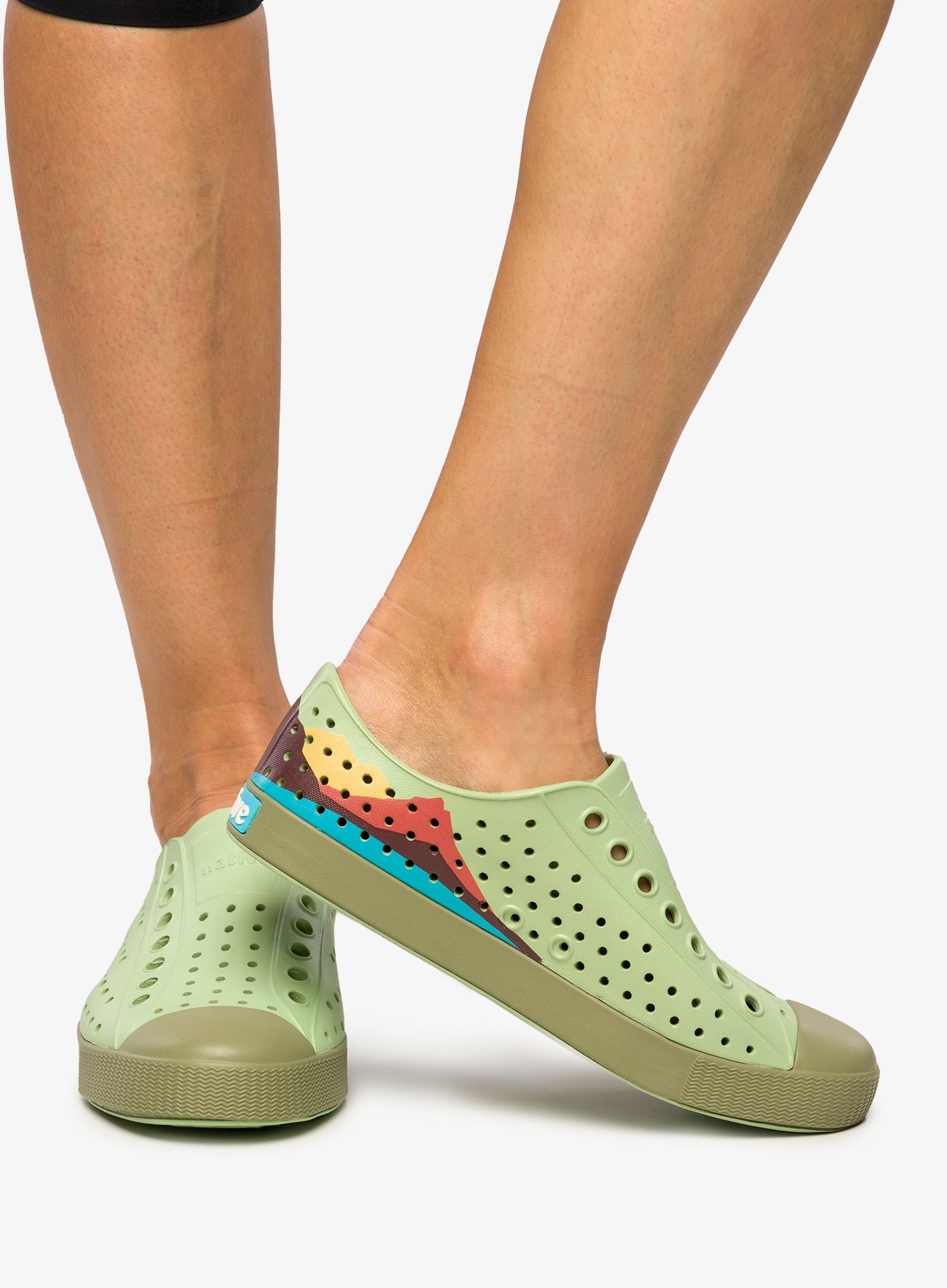 Čevlji lifestyle Native Jefferson Block - tea green