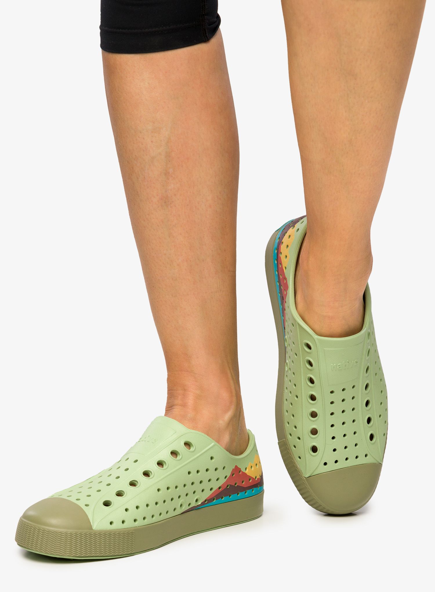 Čevlji lifestyle Native Jefferson Block - tea green