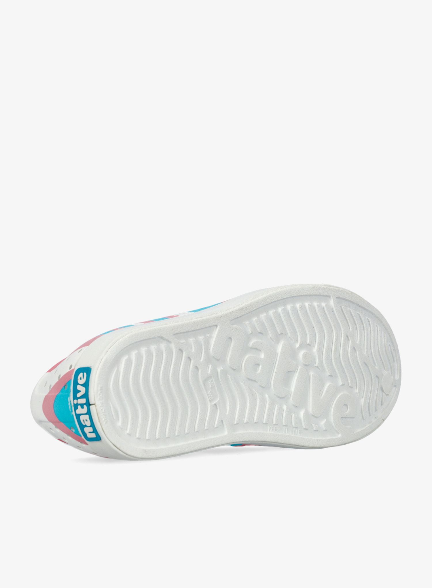 Ženski čevlji Native Jefferson Print - shell white/shell white