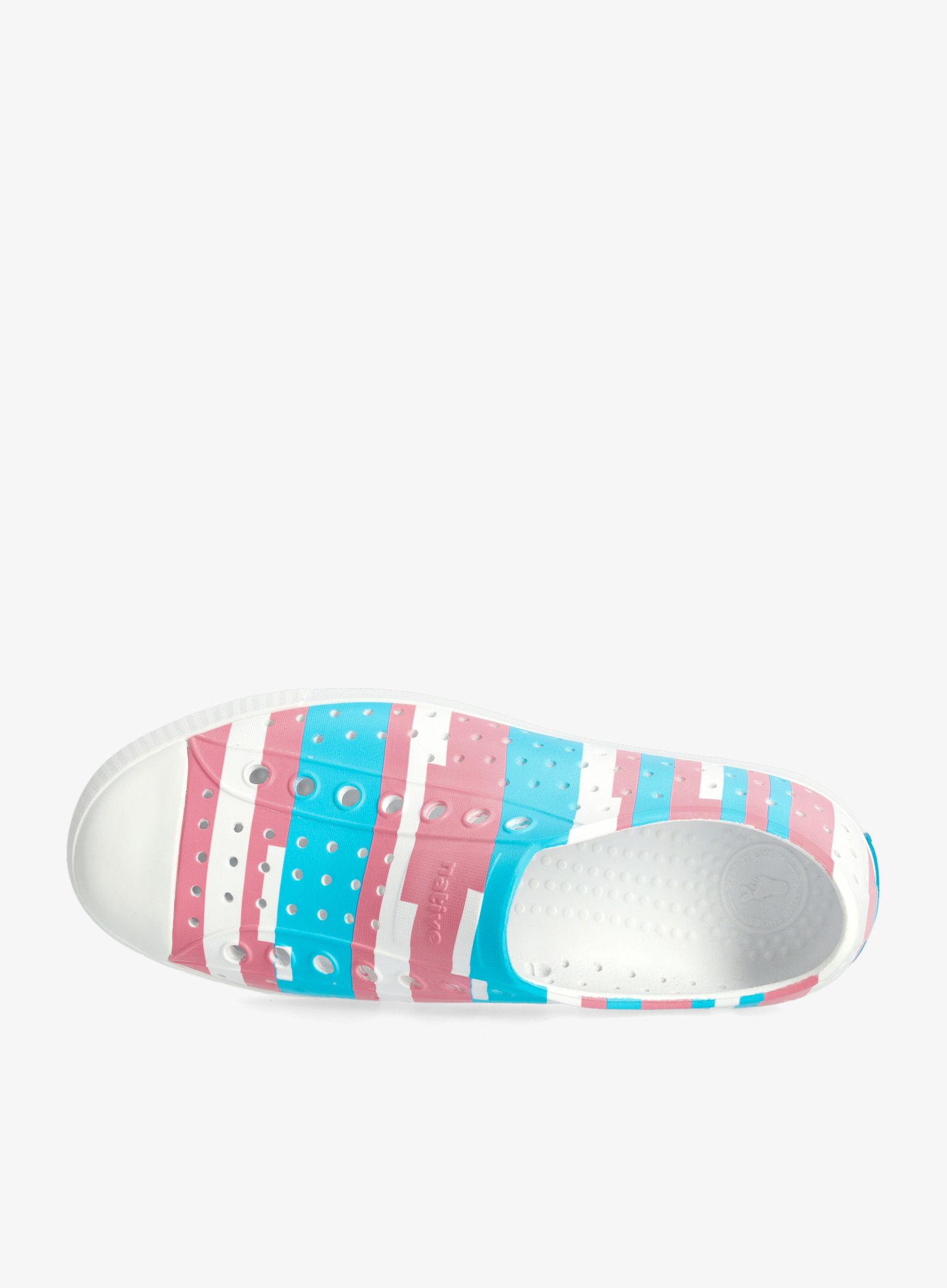 Ženski čevlji Native Jefferson Print - shell white/shell white
