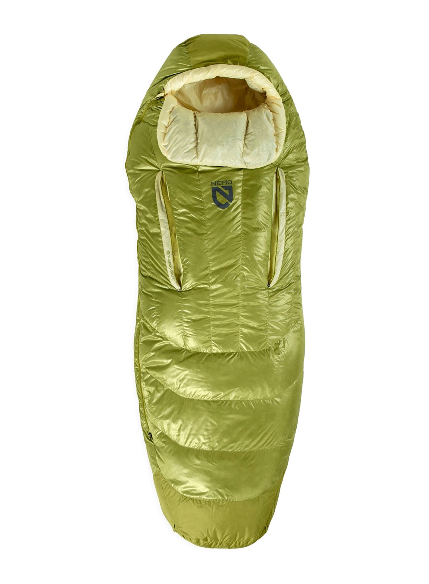 Ženska puhasta spalna vreča Nemo Disco 15 Long Endless Promise (183 cm) - birch bud