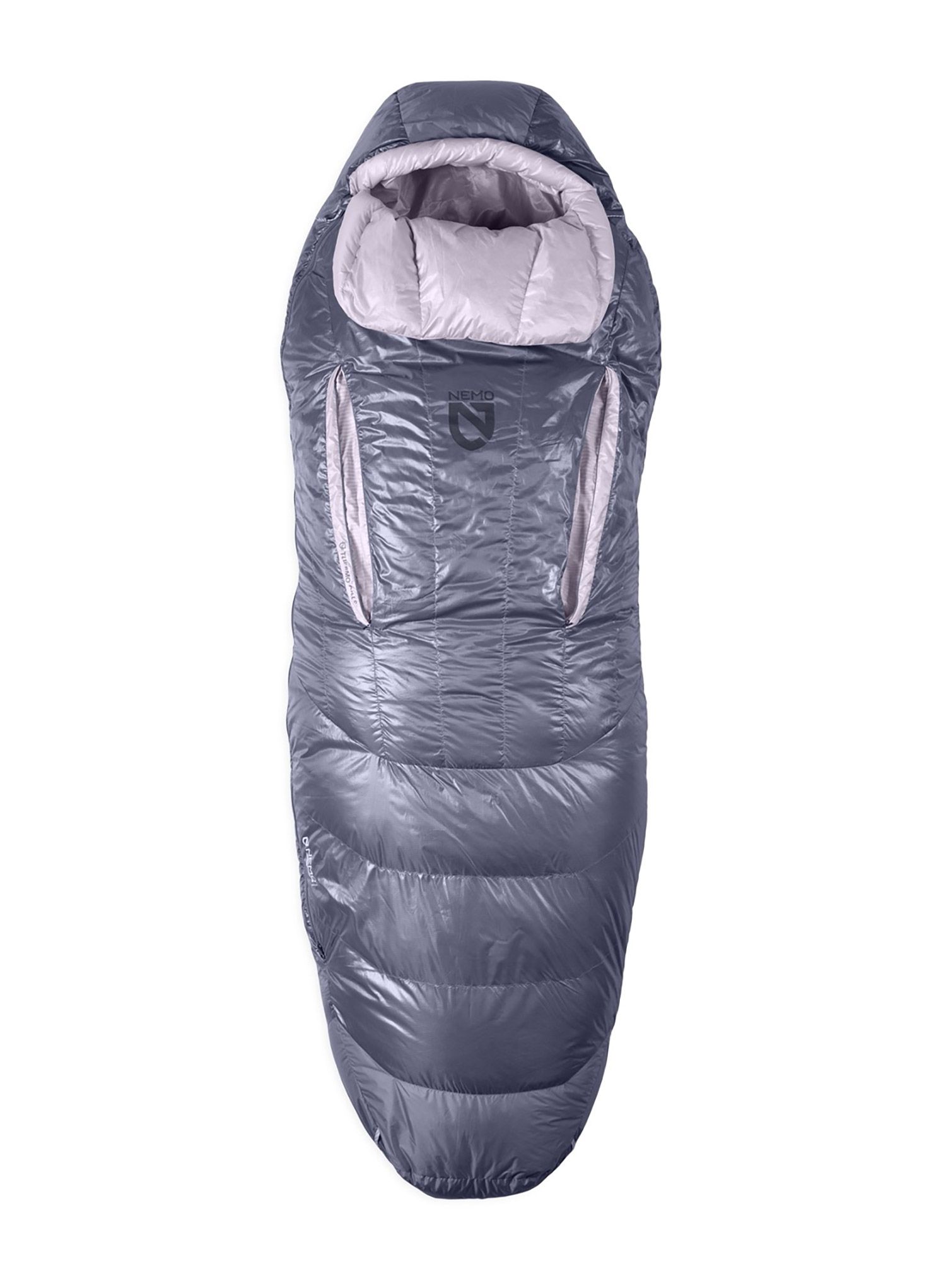 Ženska puhasta spalna vreča Nemo Disco 30 Long Endless Promise (183 cm) - blue granite