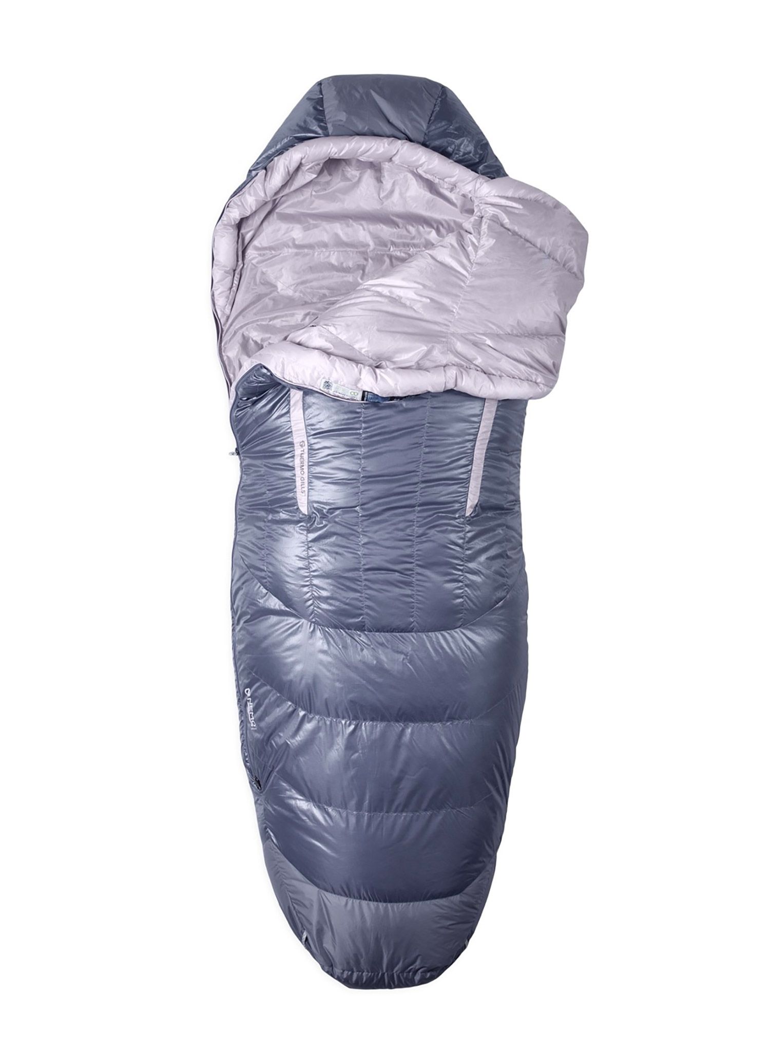 Ženska puhasta spalna vreča Nemo Disco 30 Reg (168 cm) - blue granite