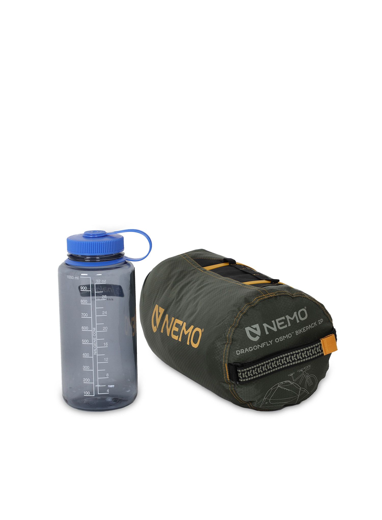 Kolesarski šotor Nemo Dragonfly OSMO Bikepack 2P - marsh/boreal