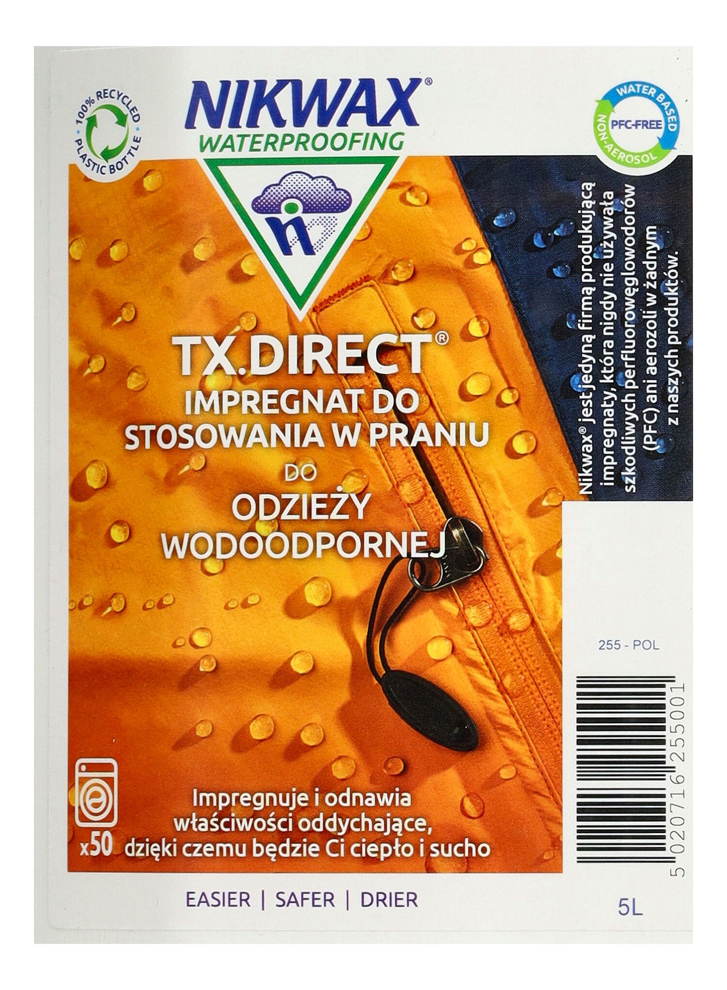 Impregnacija Nikwax TX Direct Wash In 5L