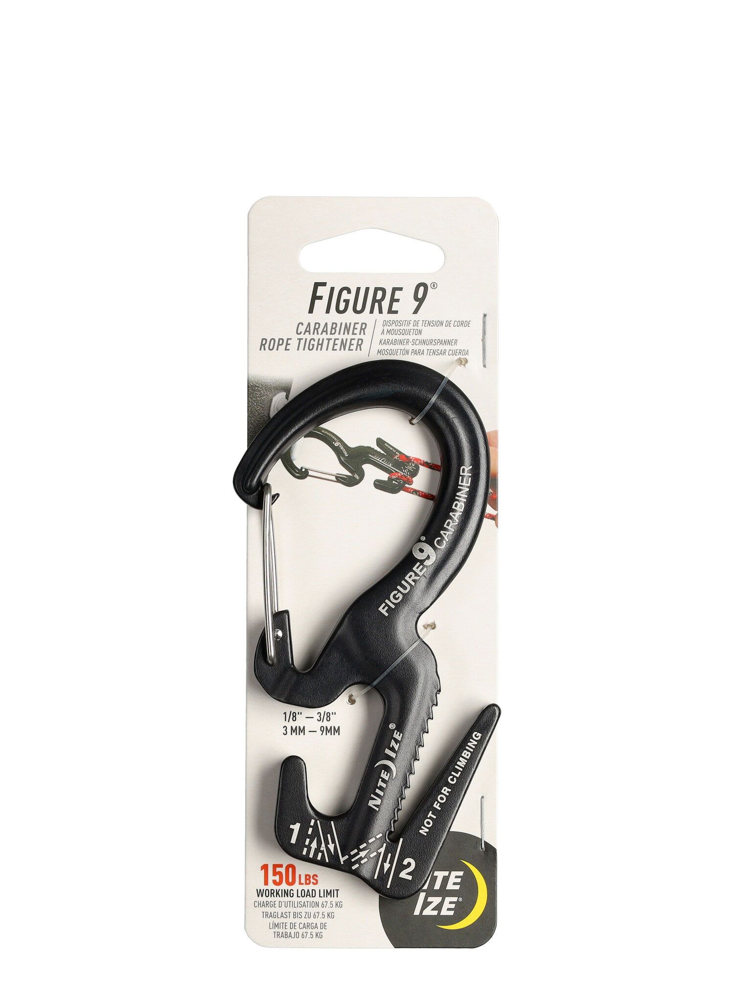 Vponka za opremo Nite Ize Carabiner Figure 9 Large - anodized