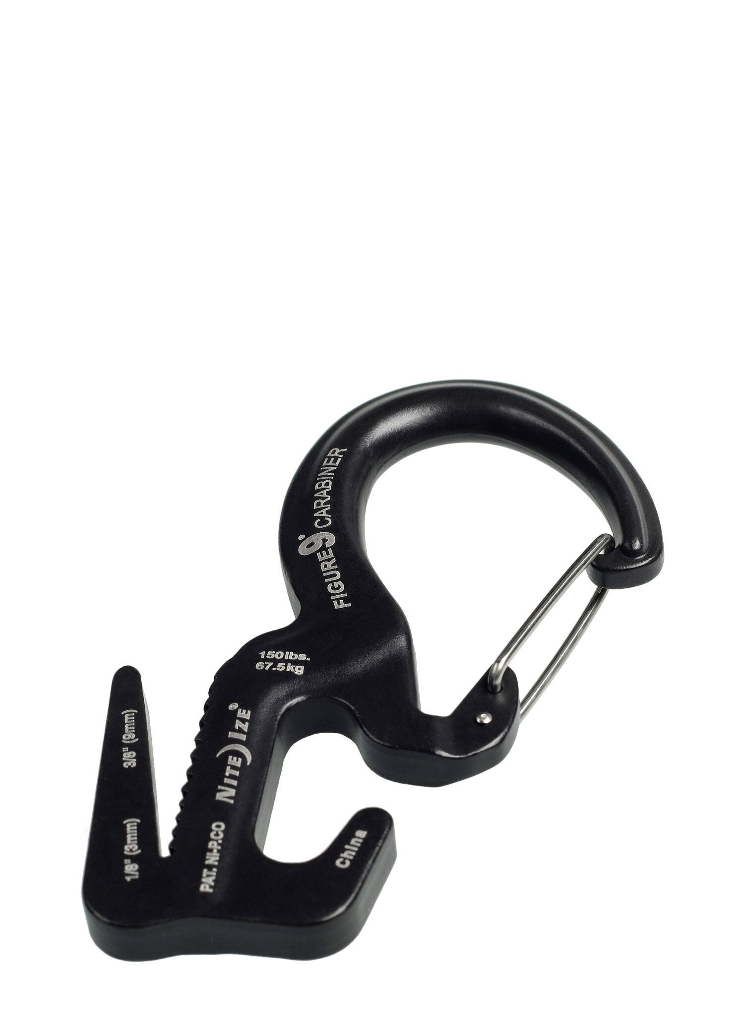 Vponka za opremo Nite Ize Carabiner Figure 9 Large - anodized