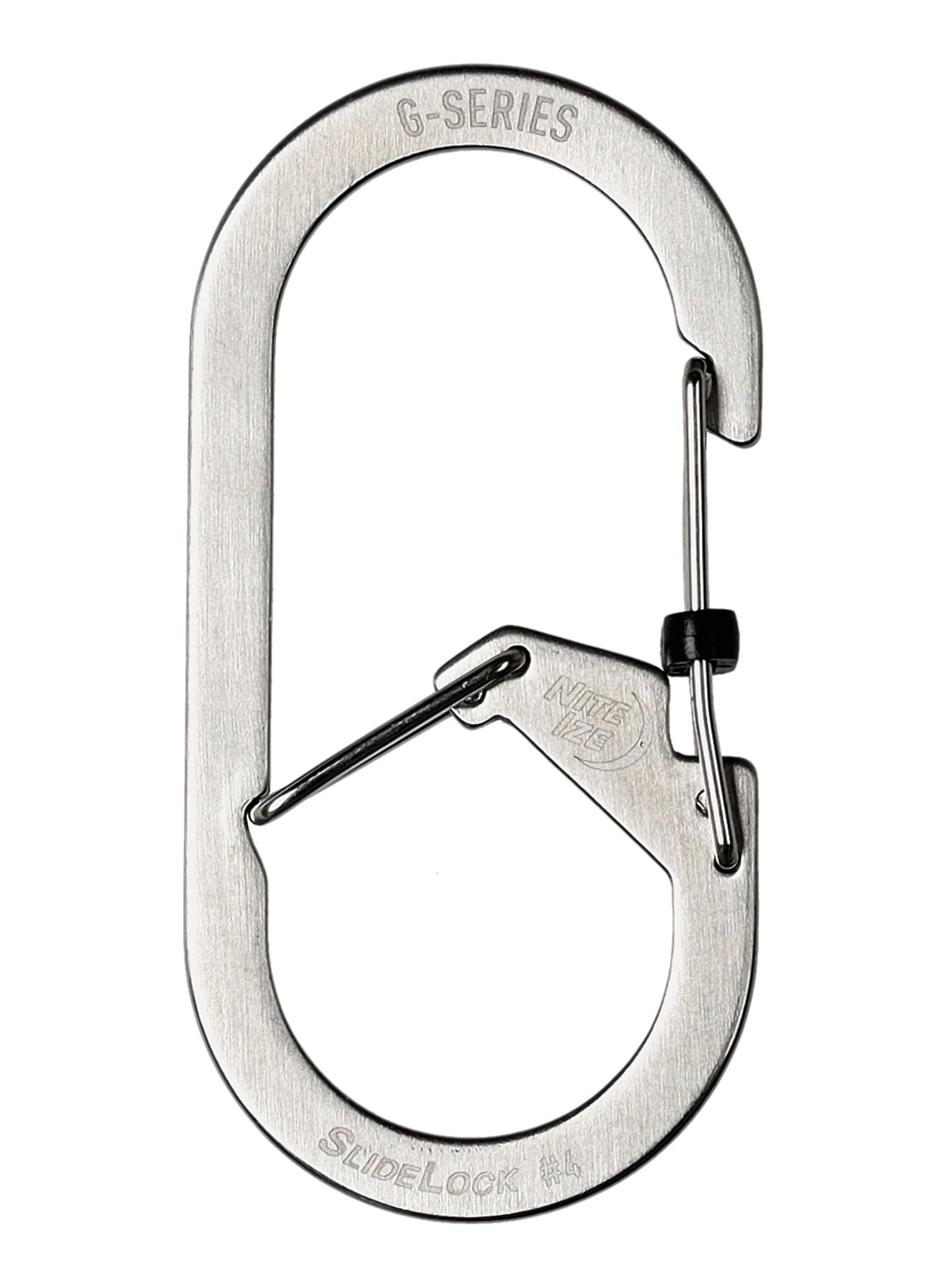 Vponka Nite Ize G-Series SlideLock Dual Chamber Carabiner 4 - stainless steel