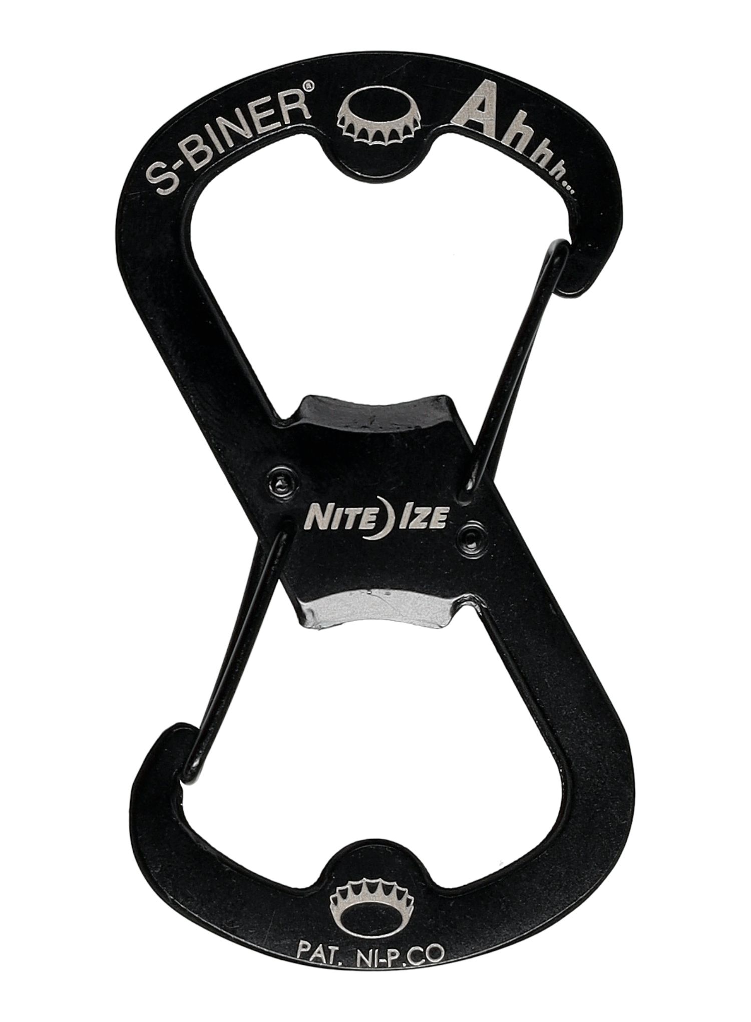Vponka Nite Ize S-Biner Ahhh Bottle Opener - black