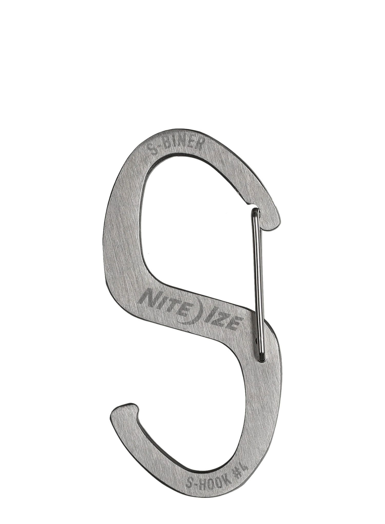 Vponka za opremo Nite Ize S-Biner Hook 'N Hold - steel