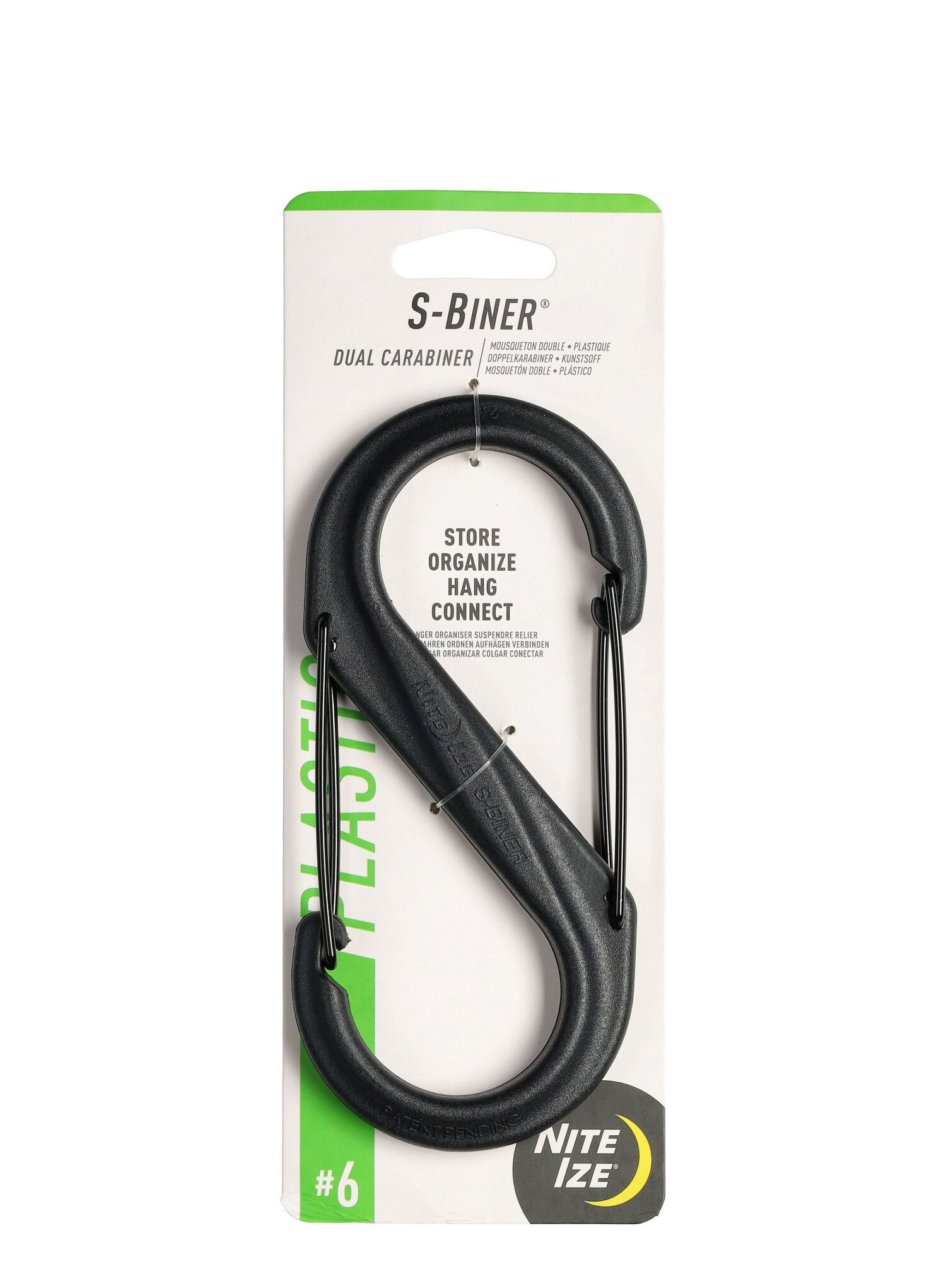 Vponka za opremo Nite Ize S-Biner Plastic 6 - black