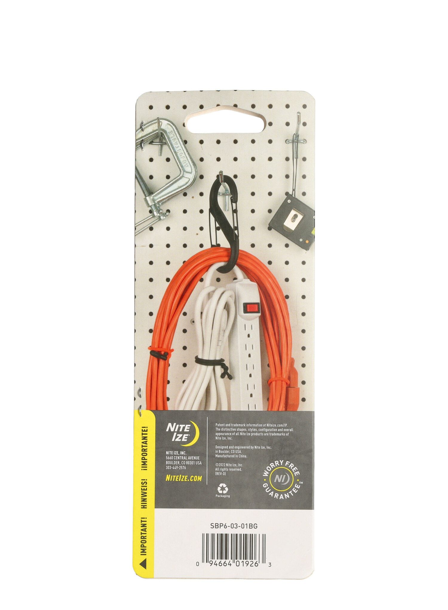 Vponka za opremo Nite Ize S-Biner Plastic 6 - black