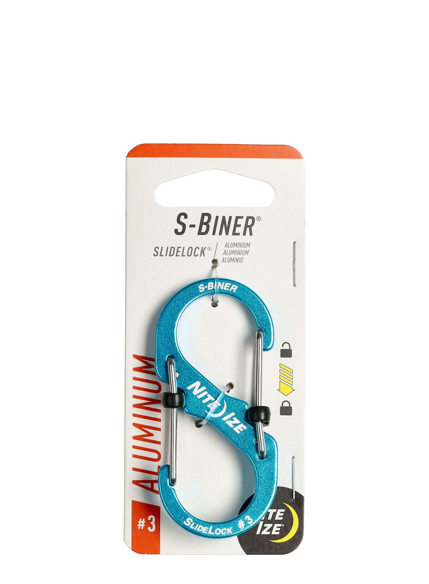 Vponka za opremo Nite Ize S-Biner SlideLock Aluminum 3 - blue