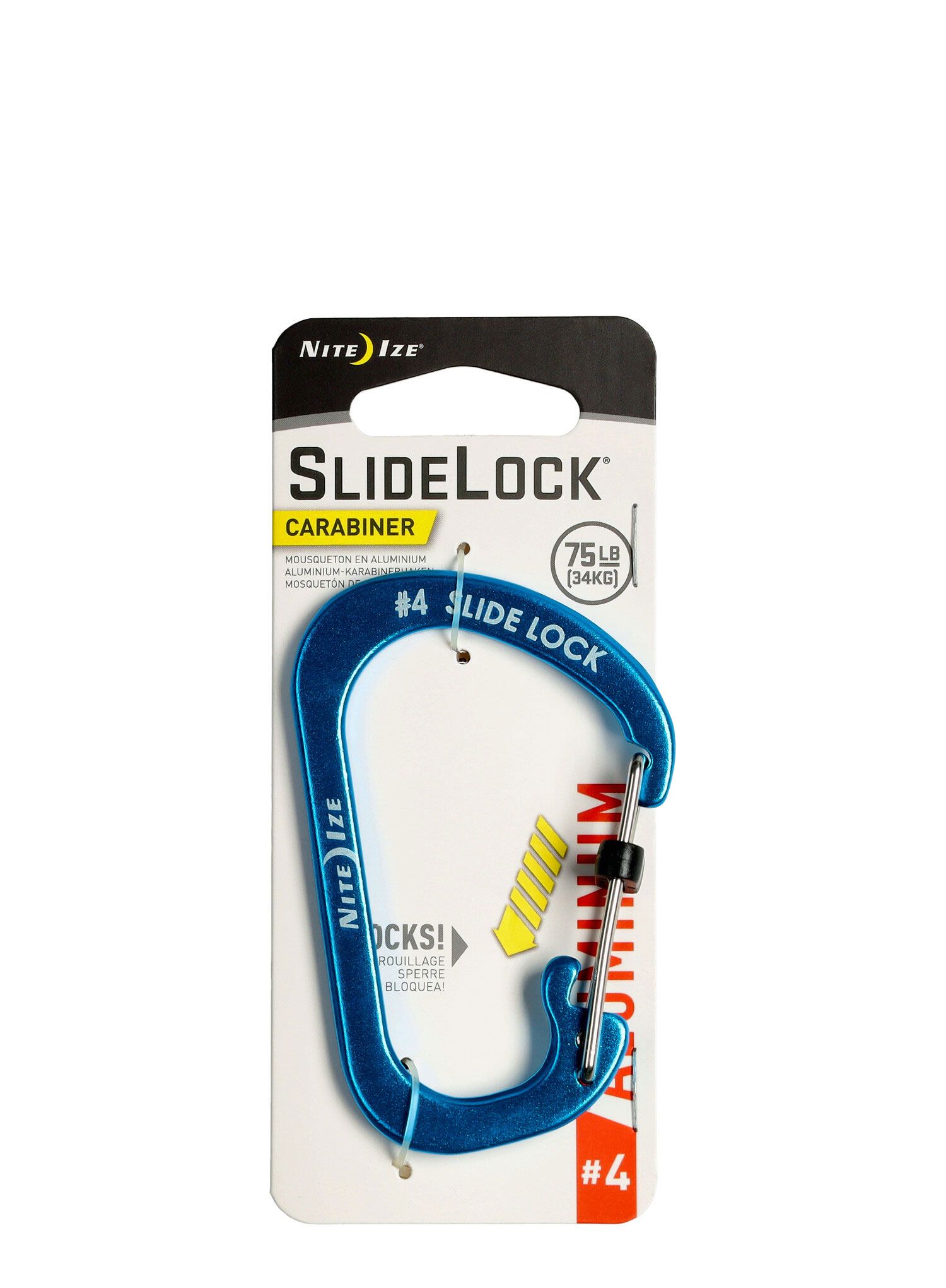 Vponka Nite Ize SlideLock Carabiner Aluminium 4 - blue