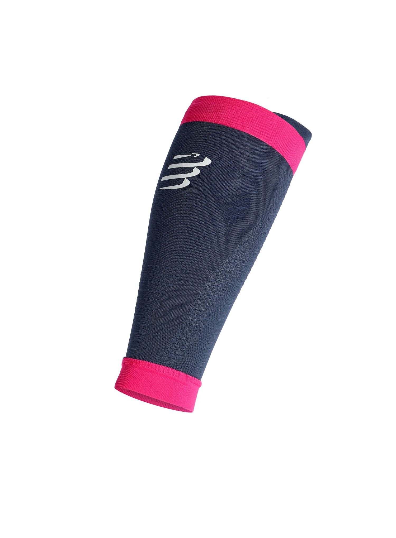 Kompresijske nogavice Compressport R2 3.0 - moon indigo/magenta