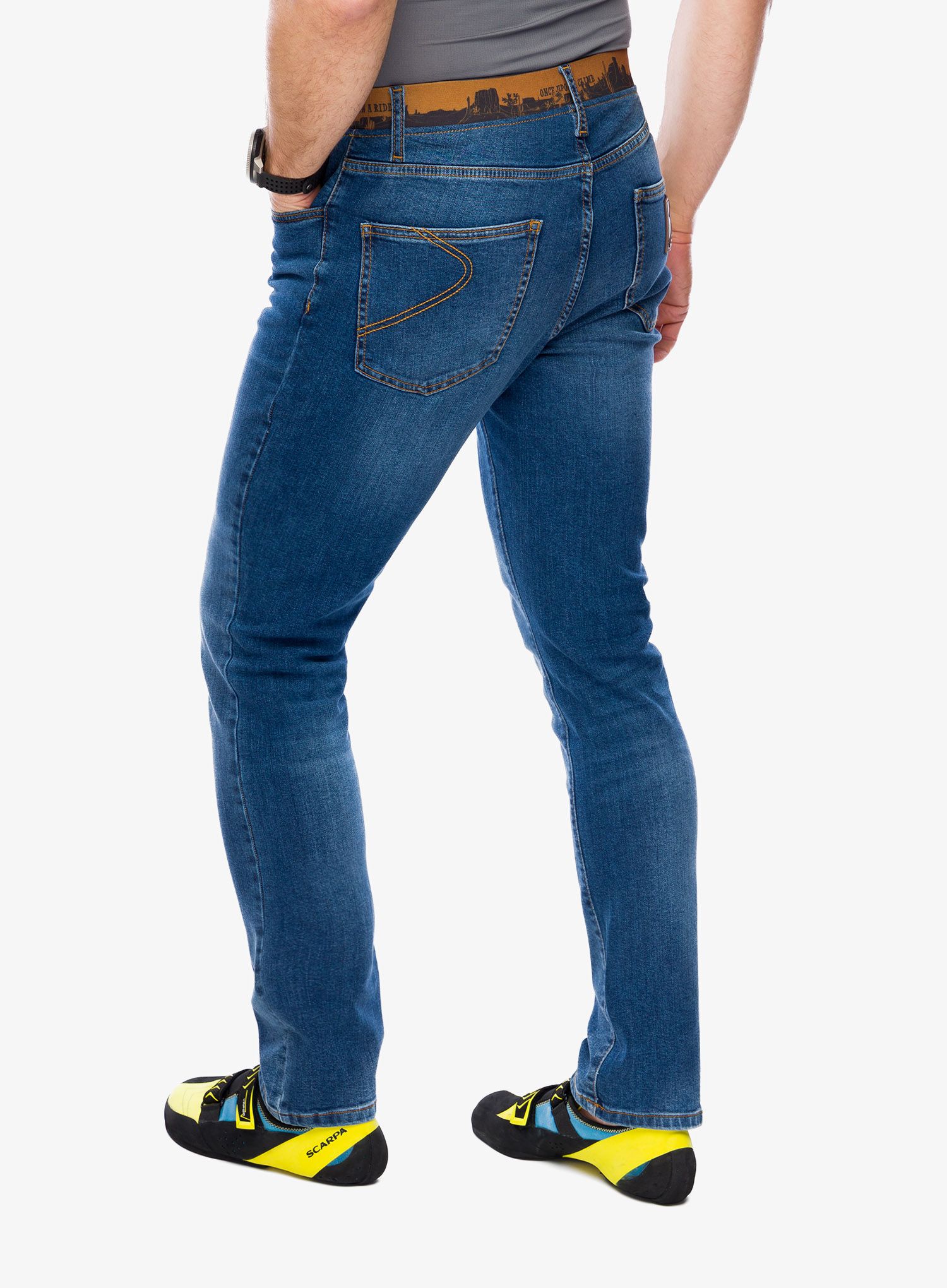 Plezalne hlače Nograd Legend - denim blue/denim blue