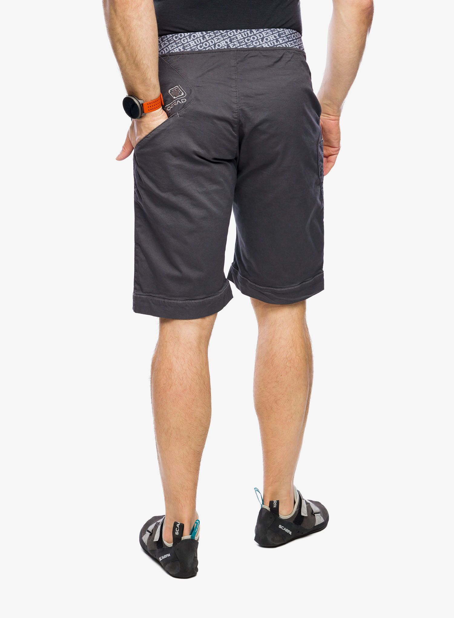 Plezalne kratke hlače Nograd Sahel Shorts - anthracite grey