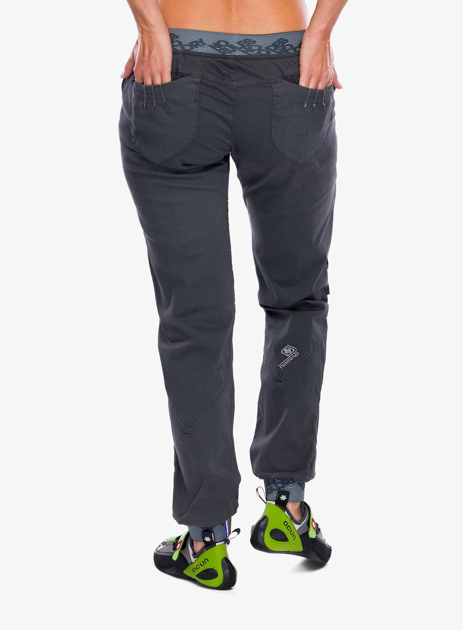 Ženske plezalne hlače Nograd Samourai - anthracite grey