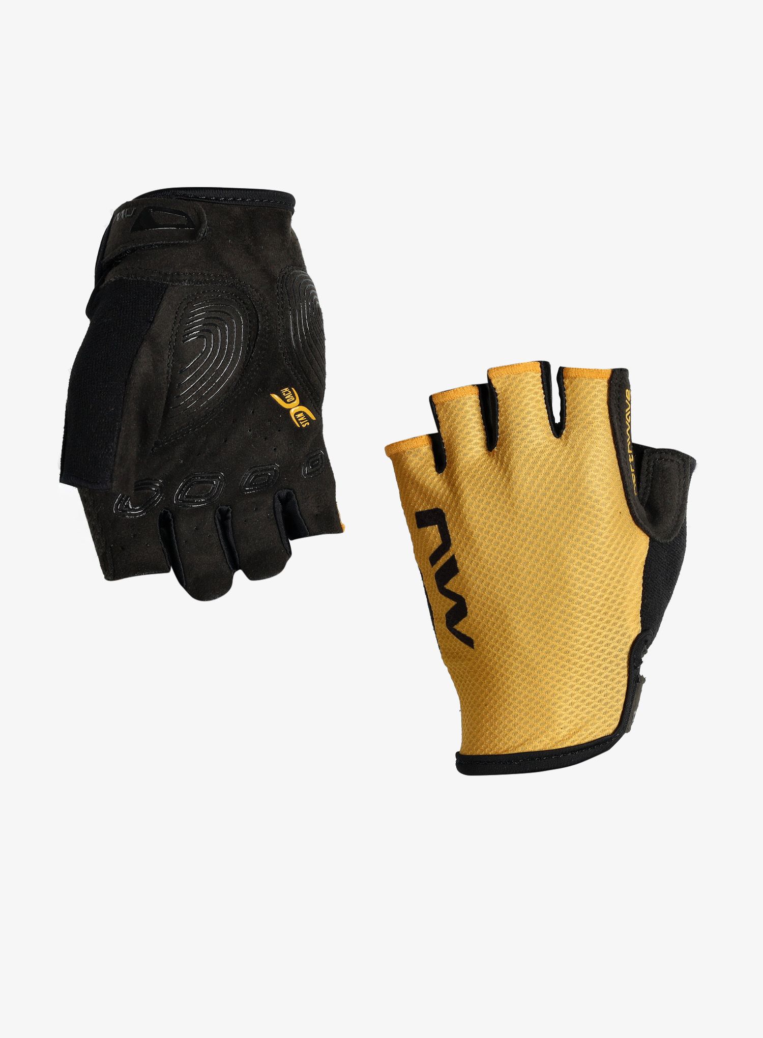 Ženske kolesarske rokavice Northwave Active Woman Short Finger Glove - ochre