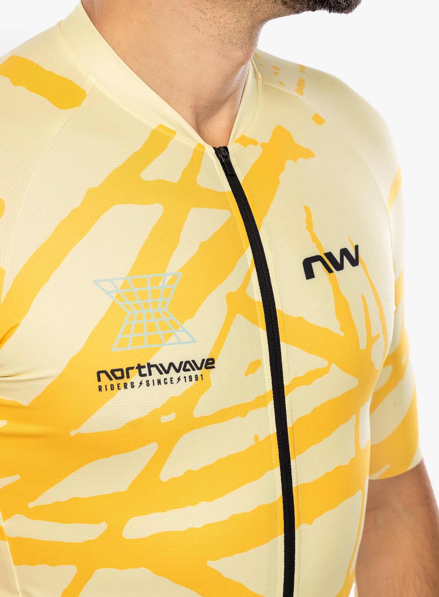 Kolesarska majica Northwave Blade 2 Jersey Short Sleeve - yellow