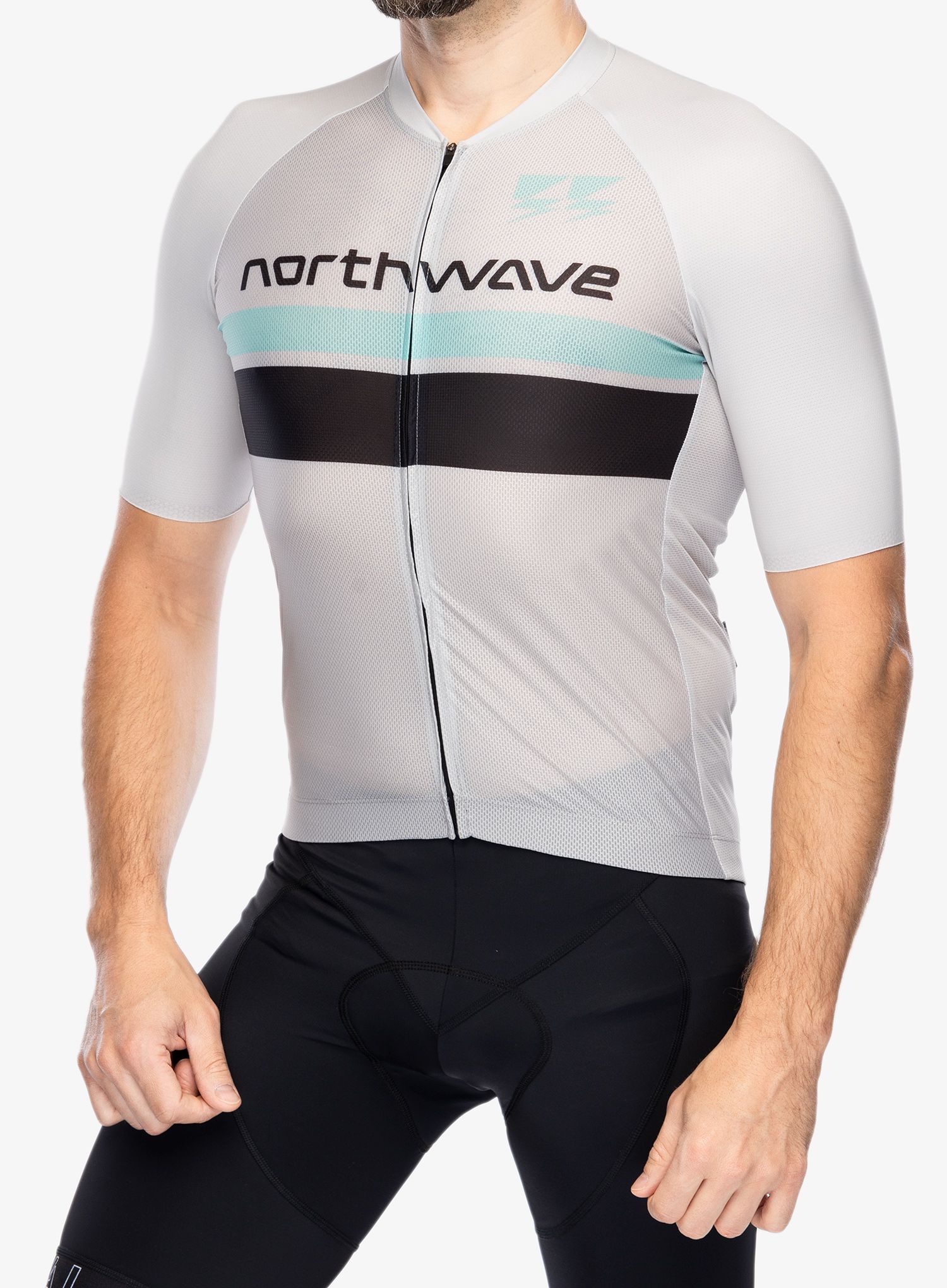 Kolesarska majica Northwave Blade Air 2 Jersey Short Sleeve - light grey
