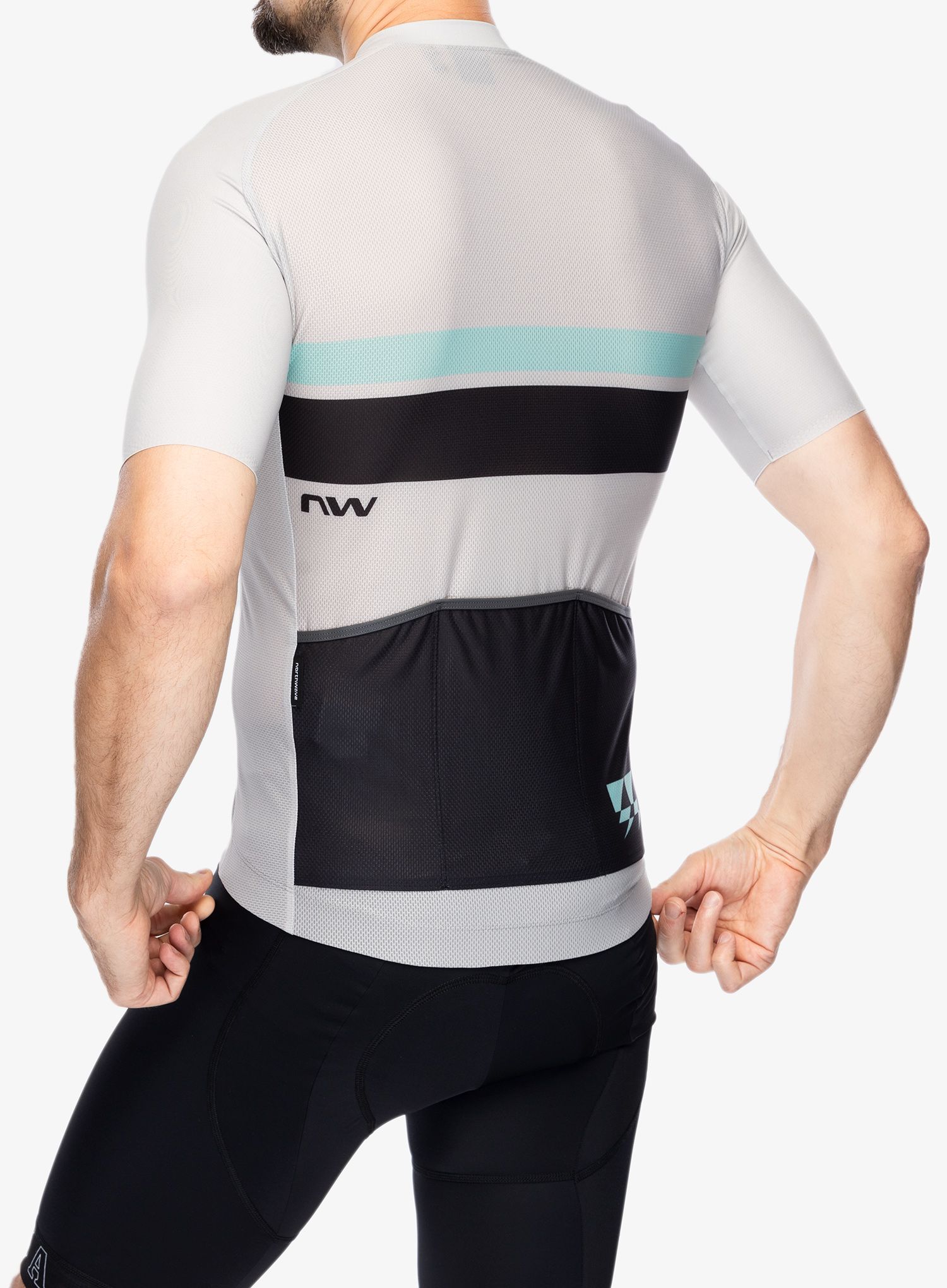 Kolesarska majica Northwave Blade Air 2 Jersey Short Sleeve - light grey