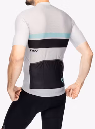 Kolesarska majica Northwave Blade Air 2 Jersey Short Sleeve - light grey