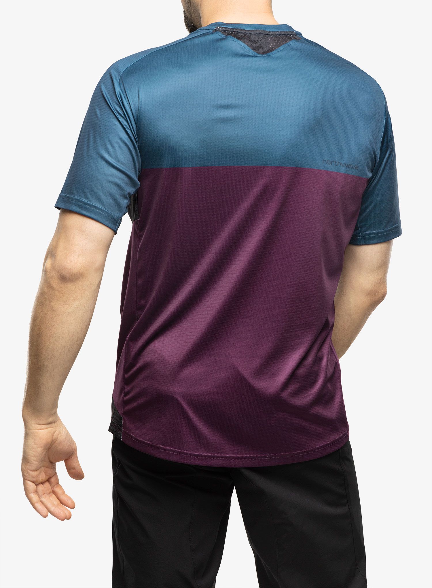 Kolesarska majica Northwave Edge Jersey Short Sleeve  - deep blue/purple