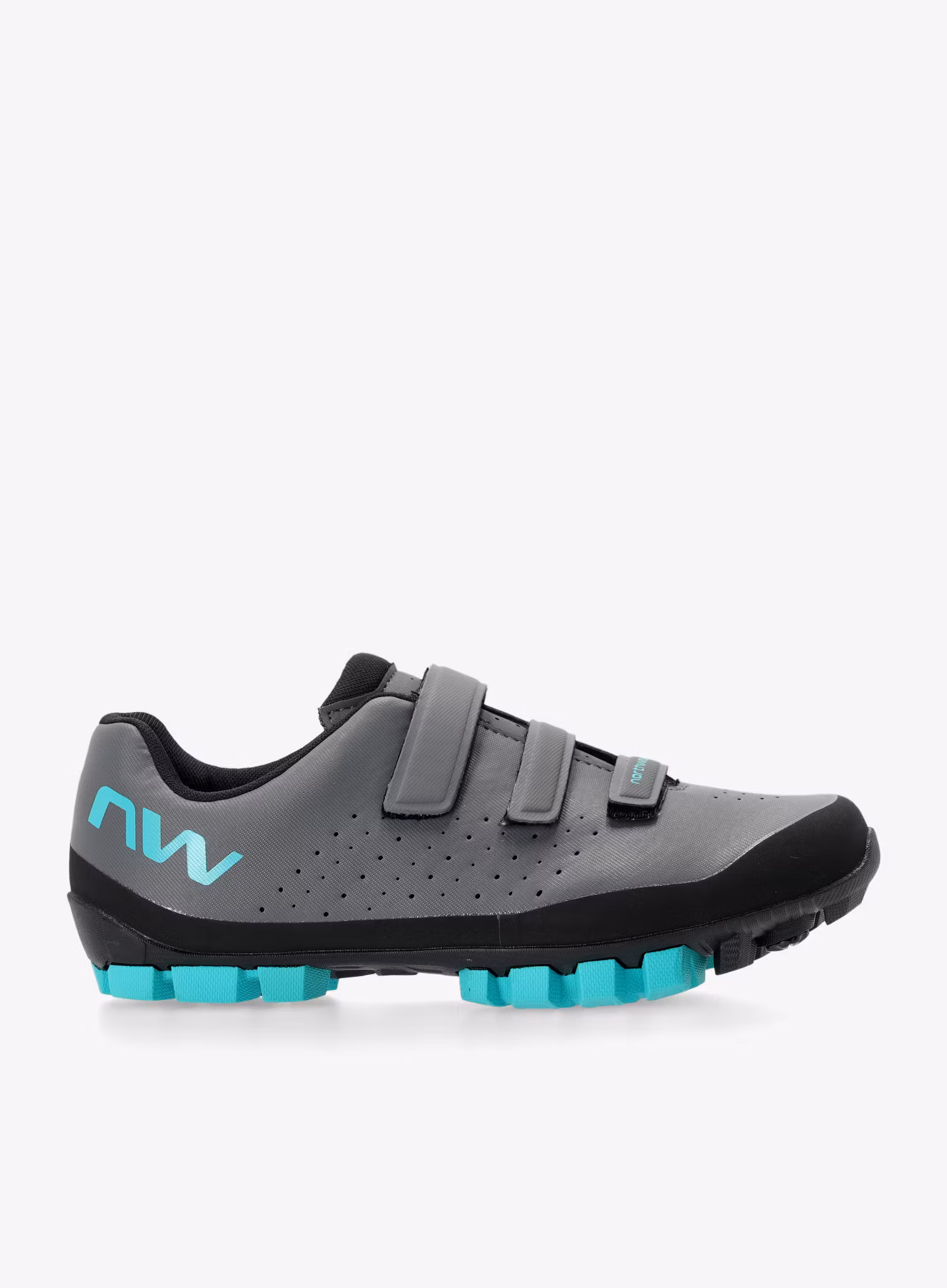 Ženski kolesarski čevlji Northwave Hammer - dark grey/turquoise