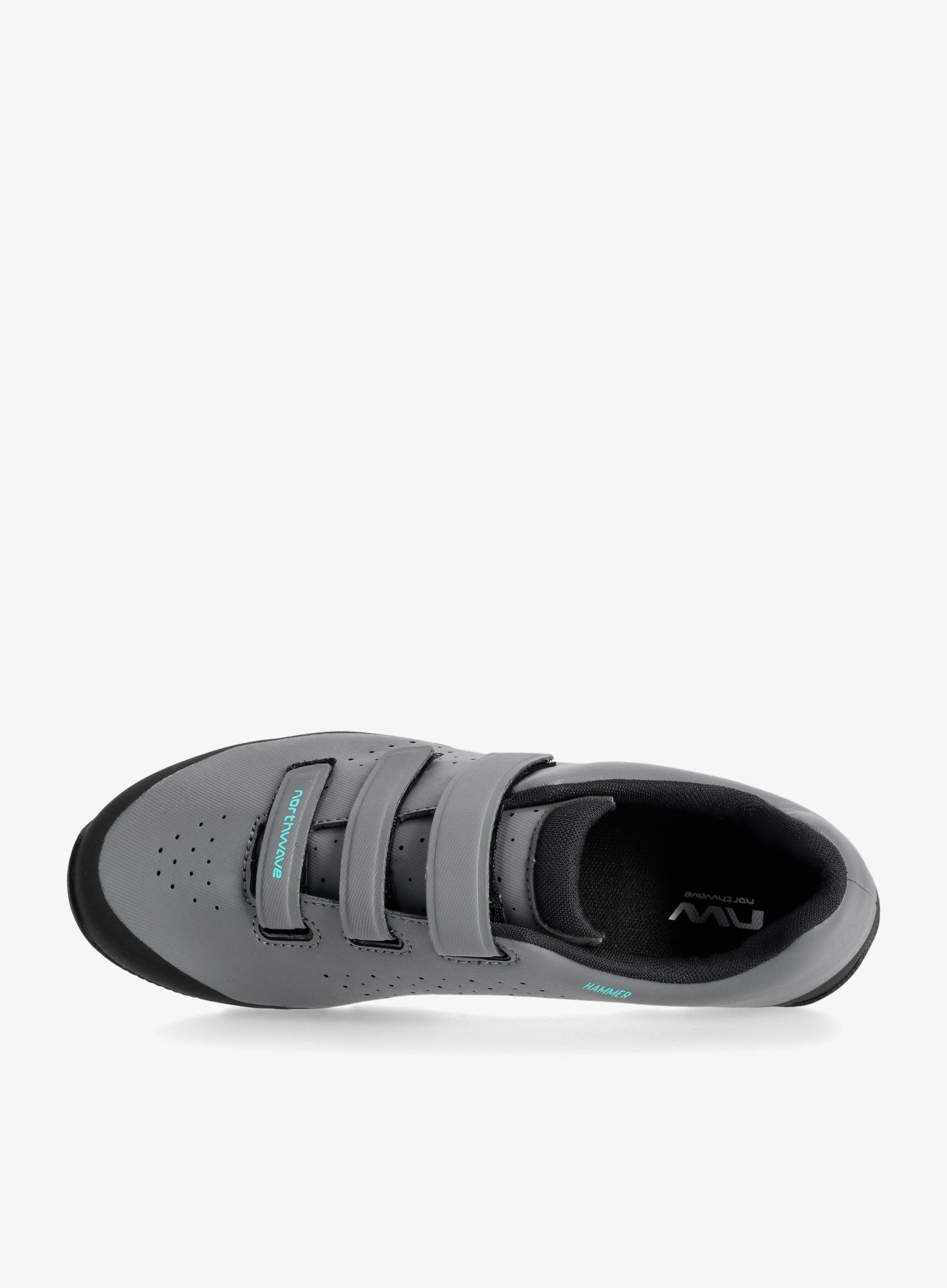 Ženski kolesarski čevlji Northwave Hammer - dark grey/turquoise