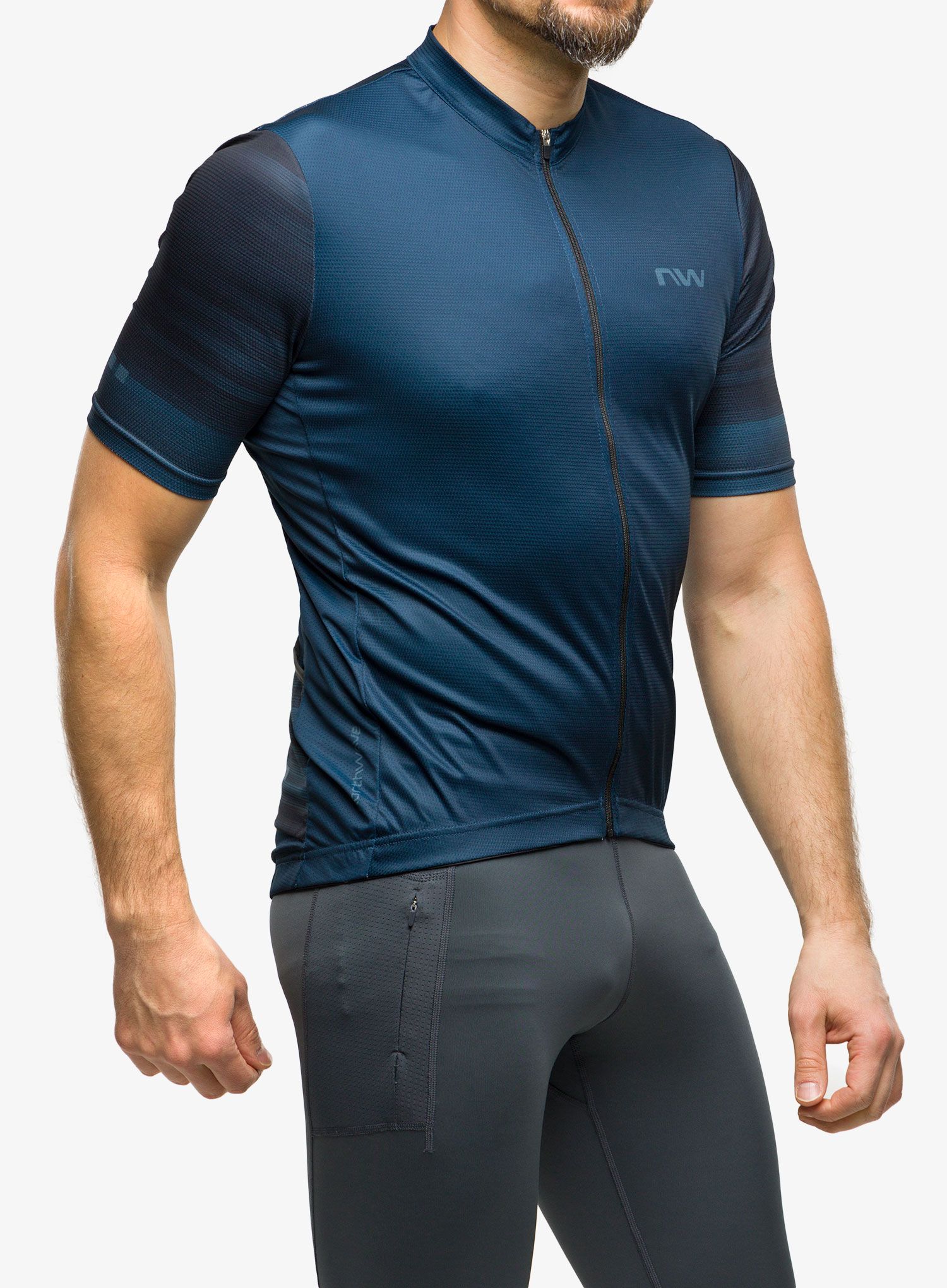 Kolesarska majica Northwave Origin Jersey Short Sleeve  - deep blue