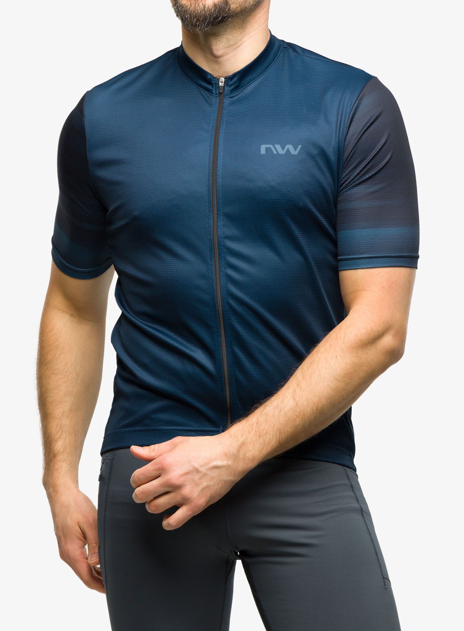 Kolesarska majica Northwave Origin Jersey Short Sleeve  - deep blue