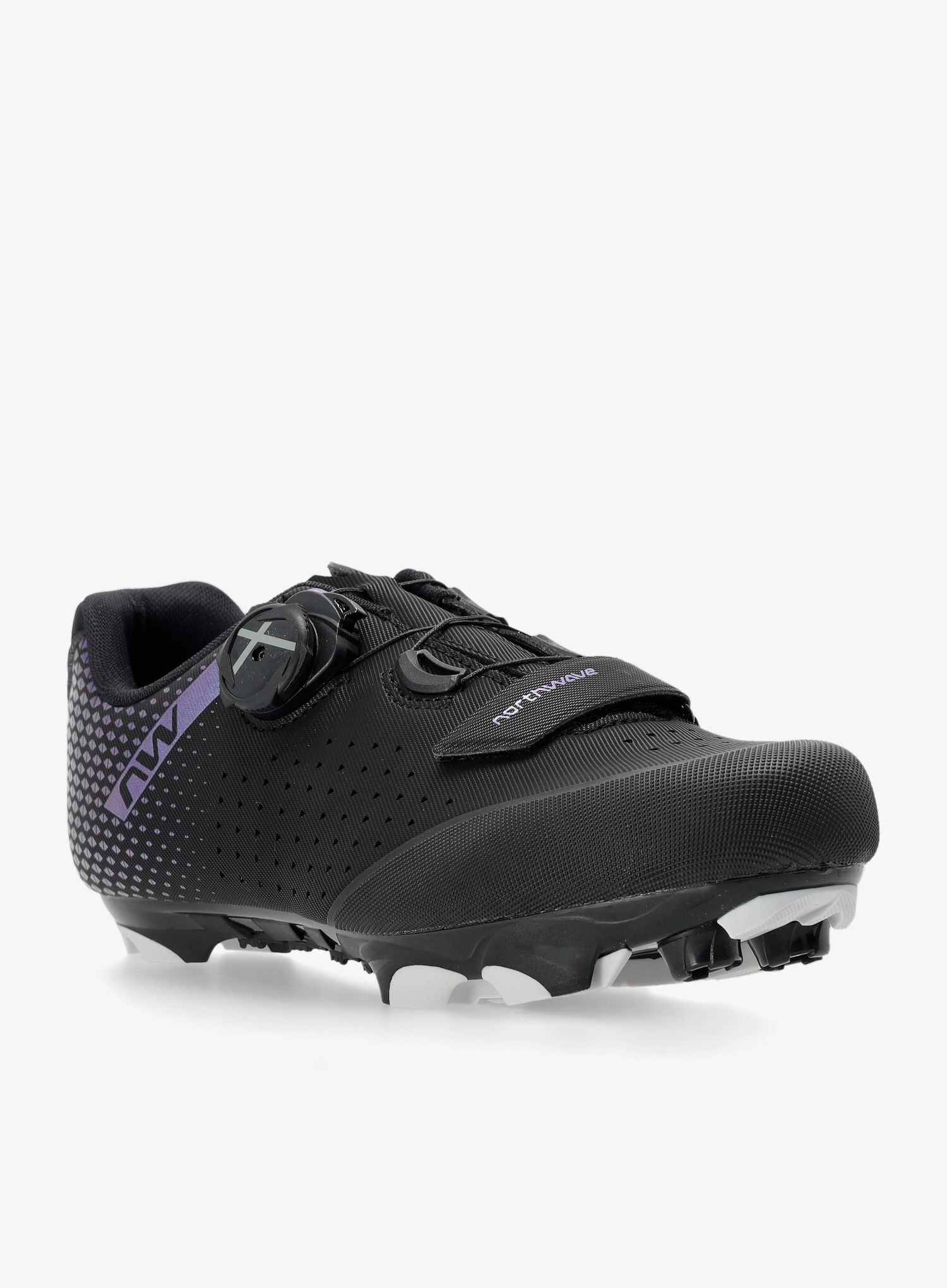 Ženski kolesarski čevlji Northwave Origin Plus 2 - black/iridescent