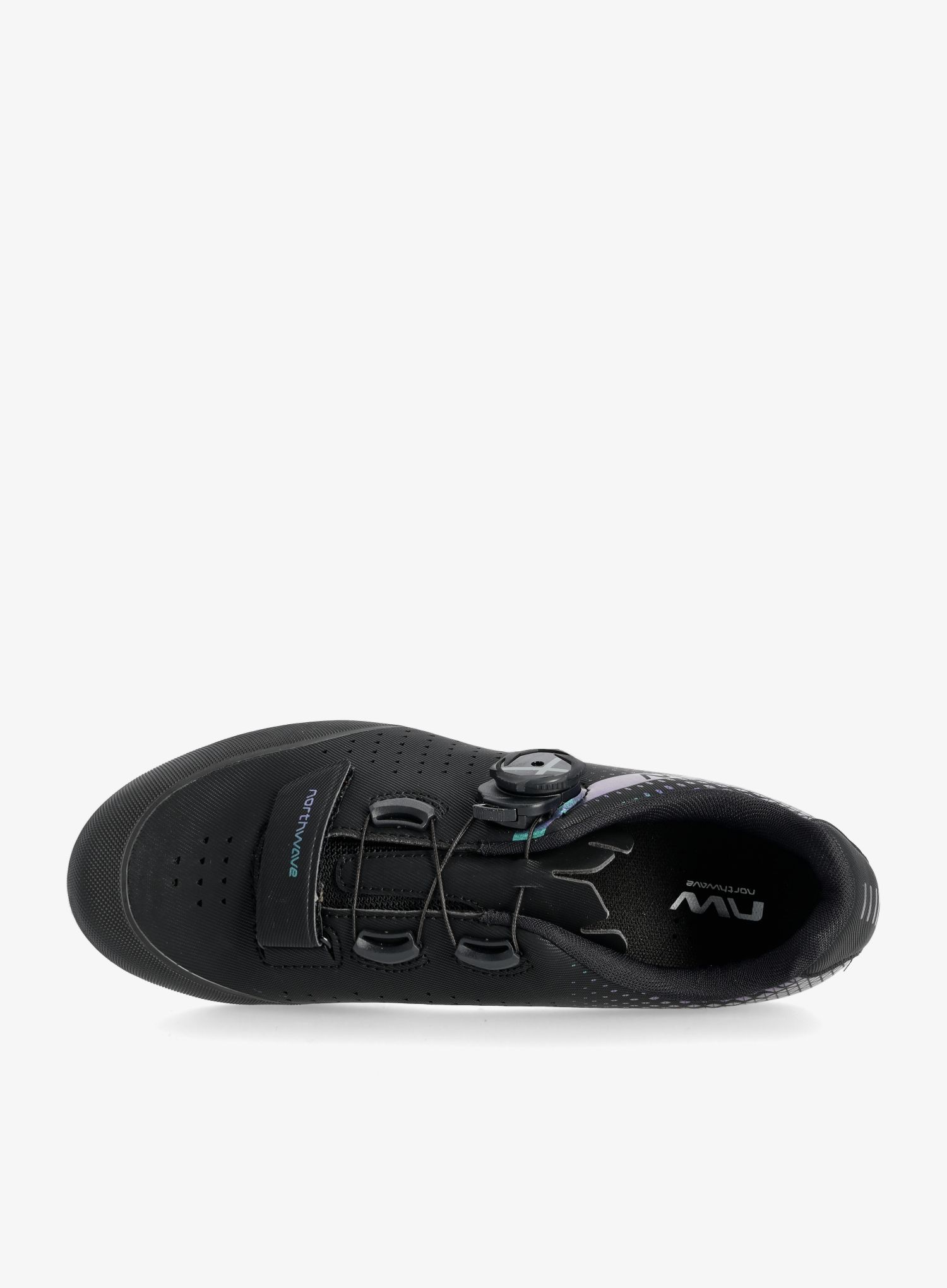 Ženski kolesarski čevlji Northwave Origin Plus 2 - black/iridescent