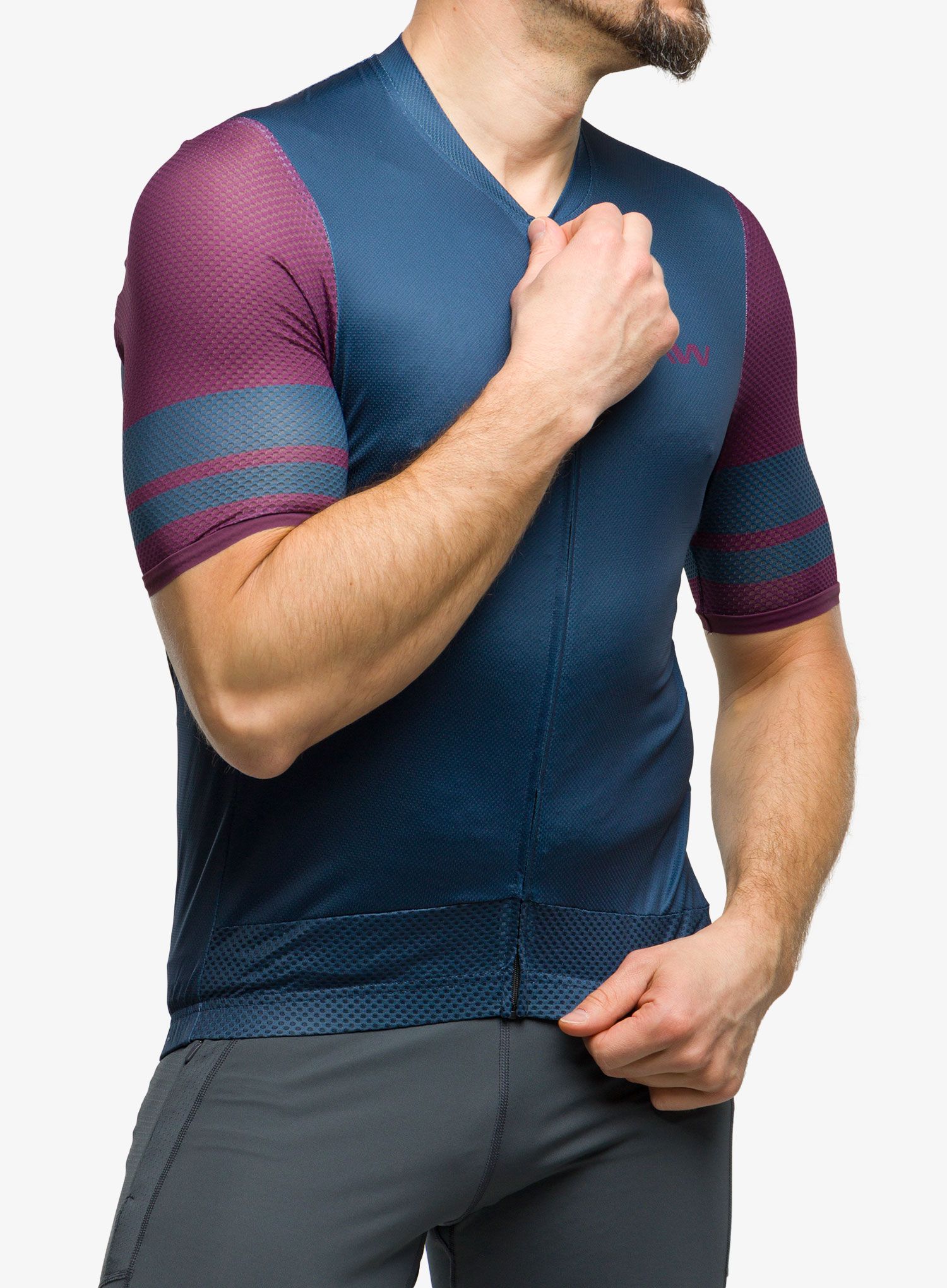 Kolesarska majica Northwave Storm Air Jersey Short Sleeve  - deep blue/purple
