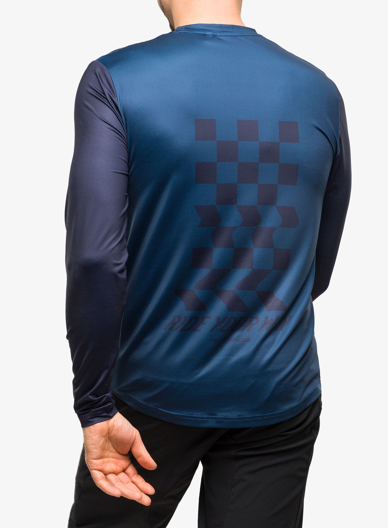 Kolesarska jopa Northwave Xtrail 2 Jersey Long Sleeve  - deep blue