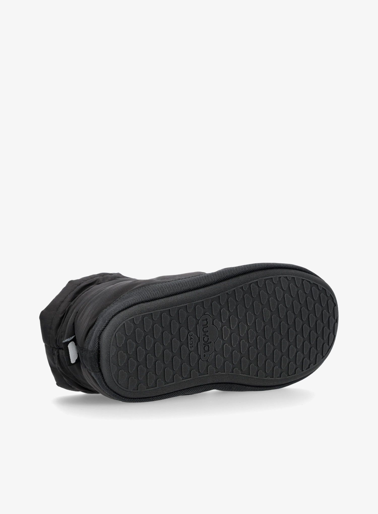Podloženi copati Nuvola Boot Home - black