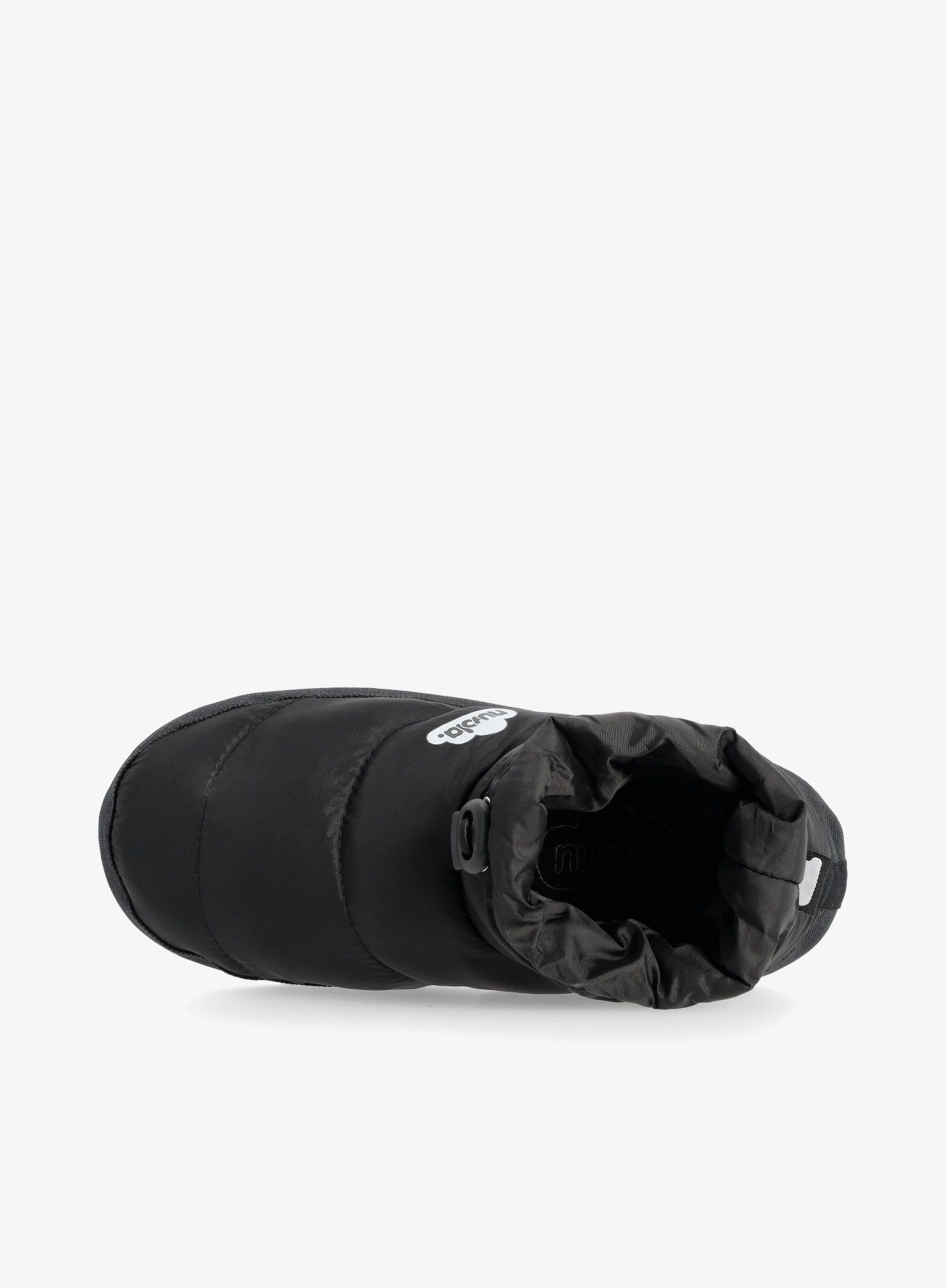 Podloženi copati Nuvola Boot Home - black