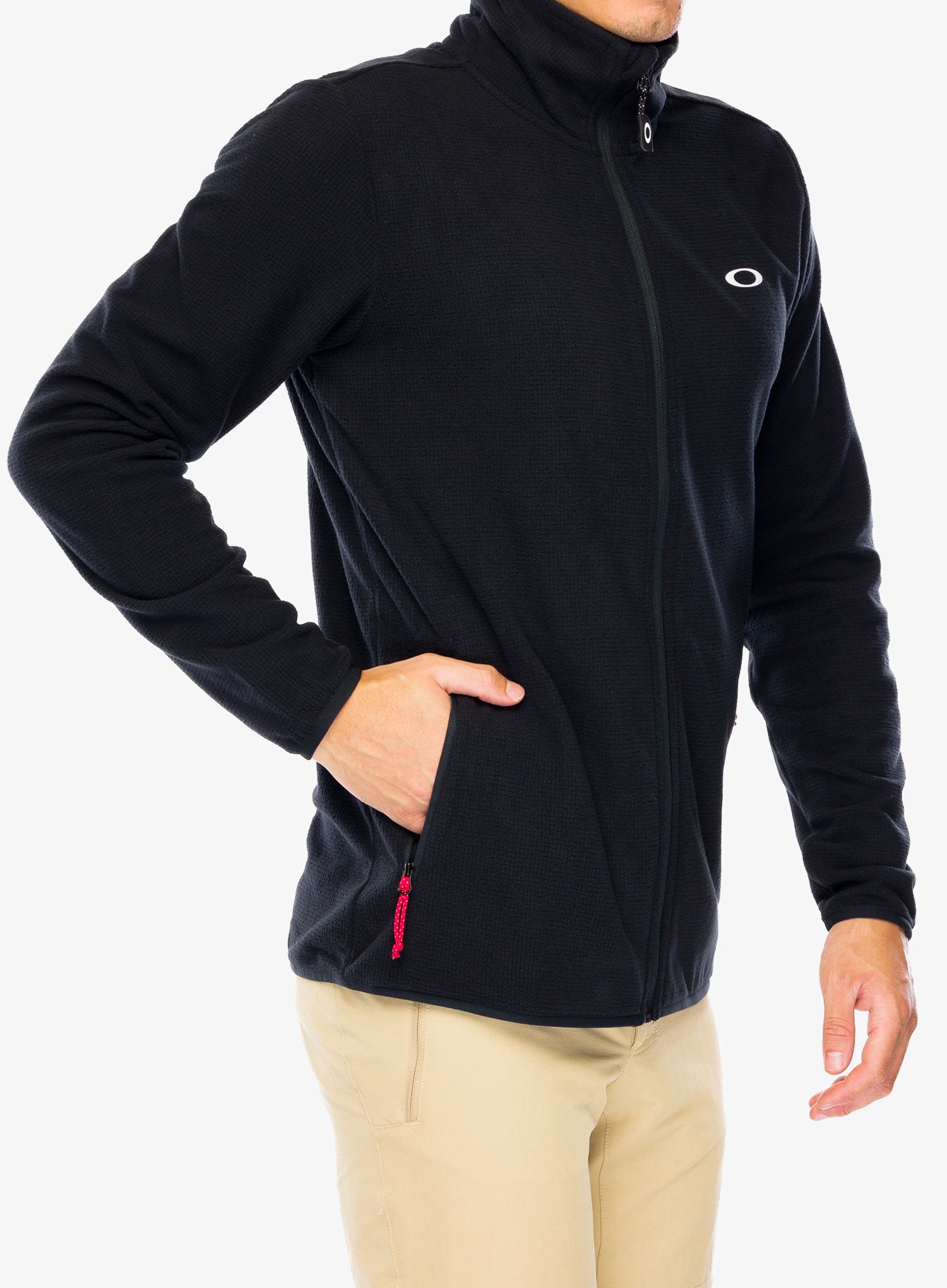 Flis Oakley Alpine Full Zip Sweatshirt - blackout