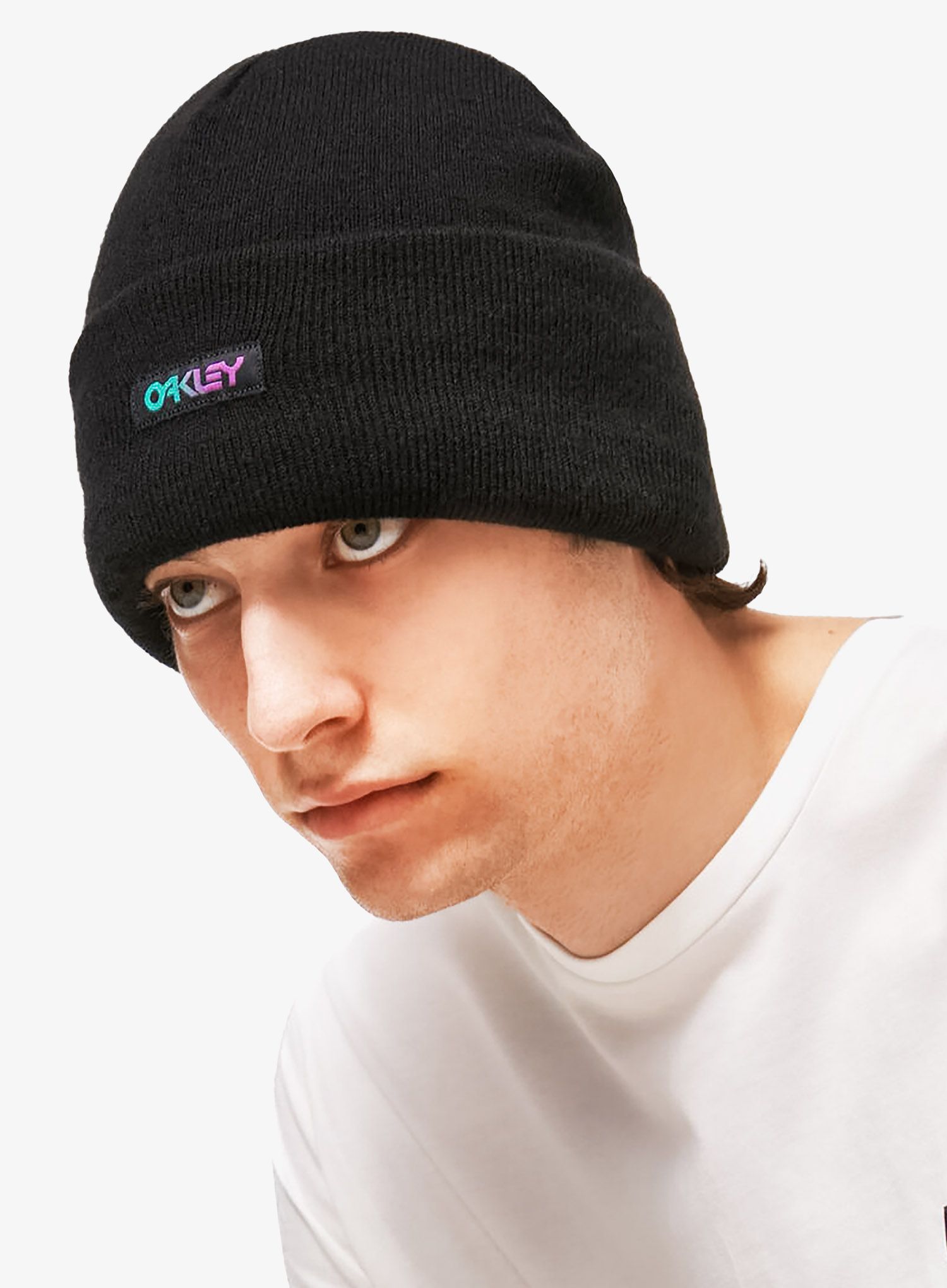 Zimska kapa Oakley B1B Gradient Patch Beanie - blackout