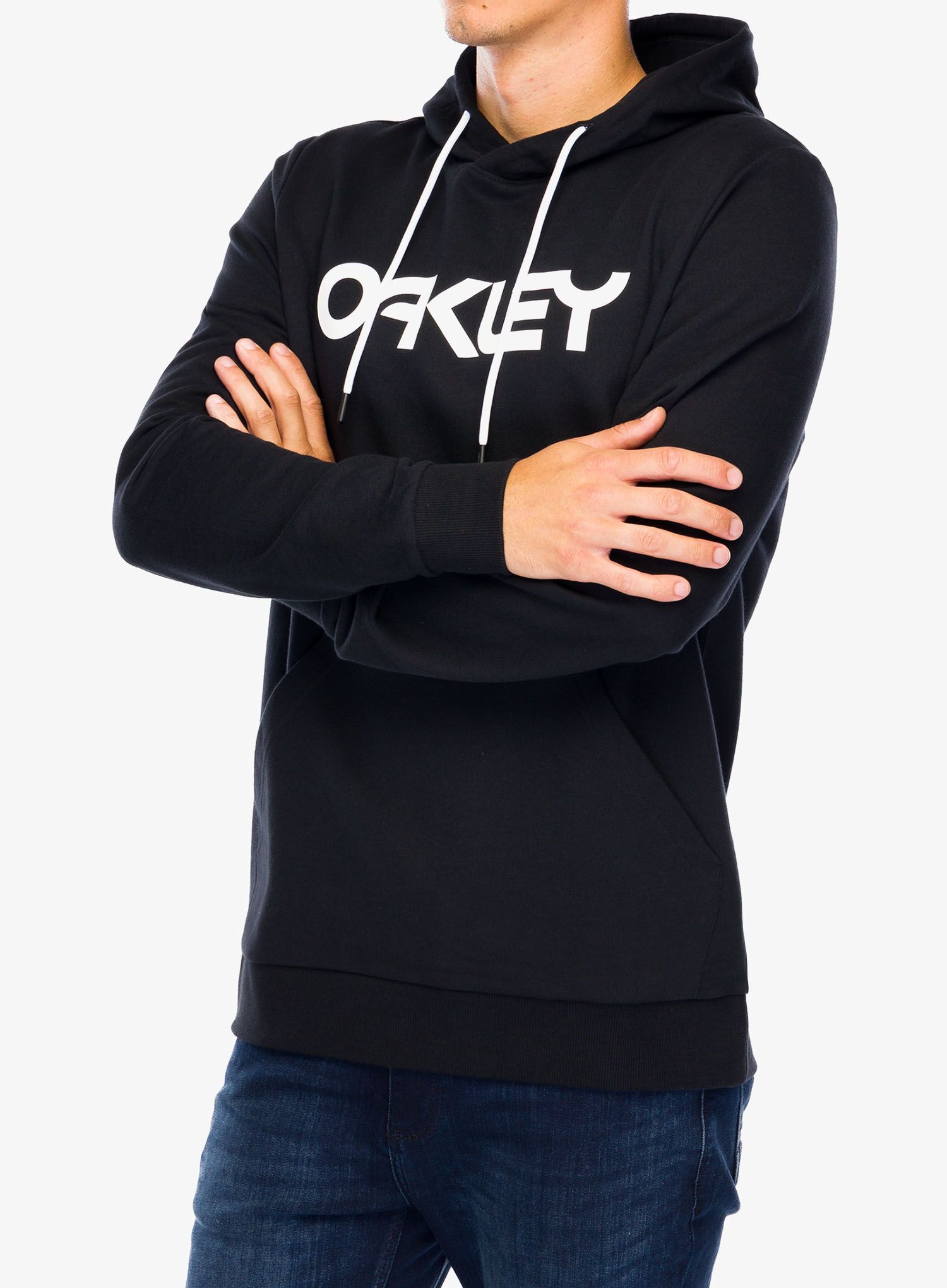 Jopica s kapuco Oakley B1B Po Hoodie 2.0 - black/white