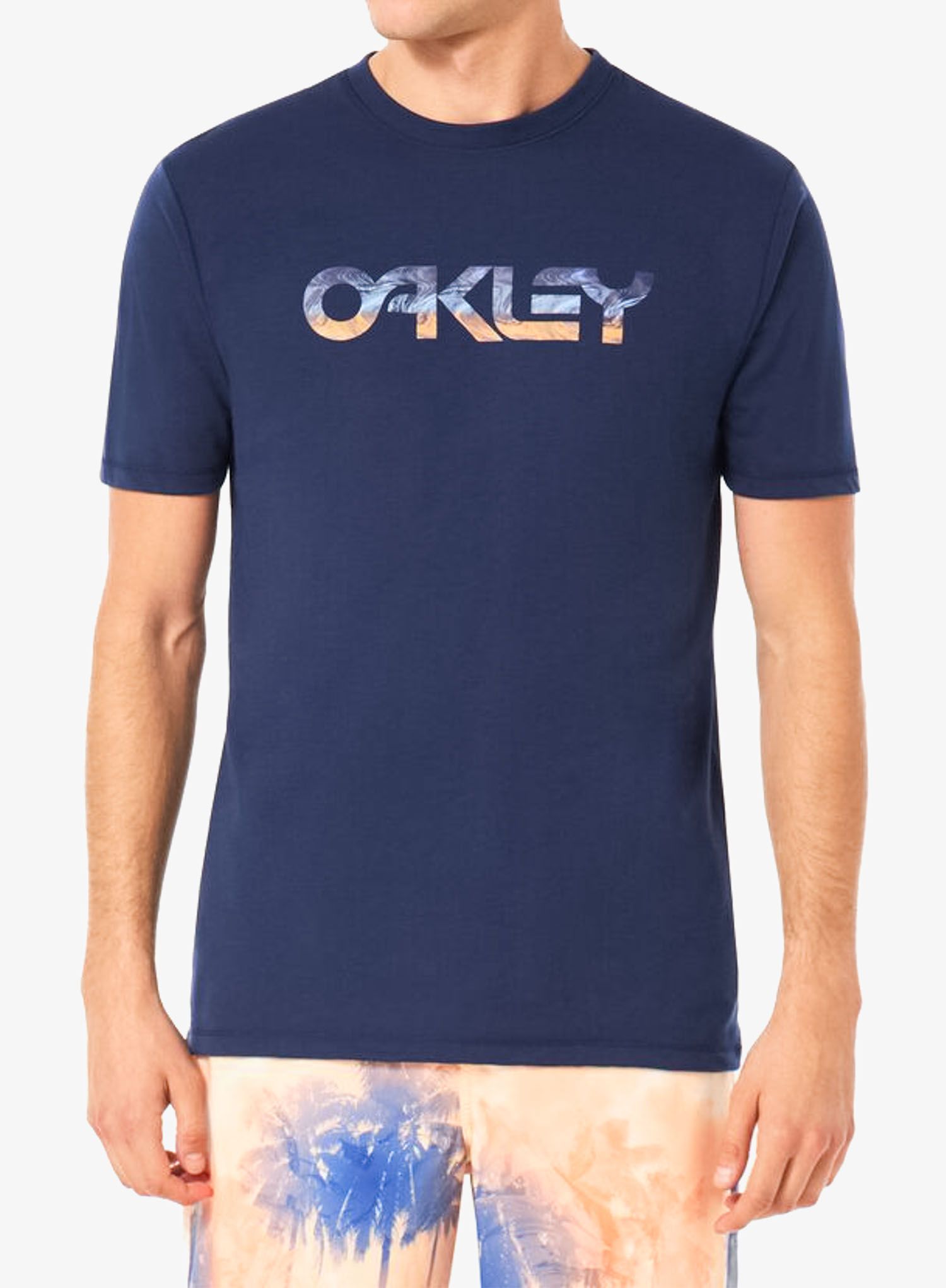 Športna majica Oakley B1B Sun Tee - team navy