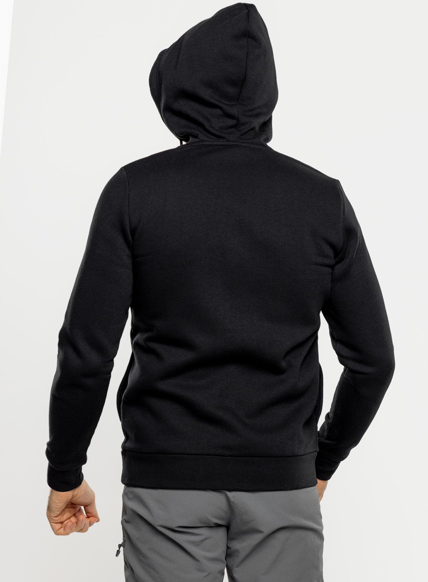 Jopica s kapuco Oakley Bark Fz Hoodie 2.0 - black/white