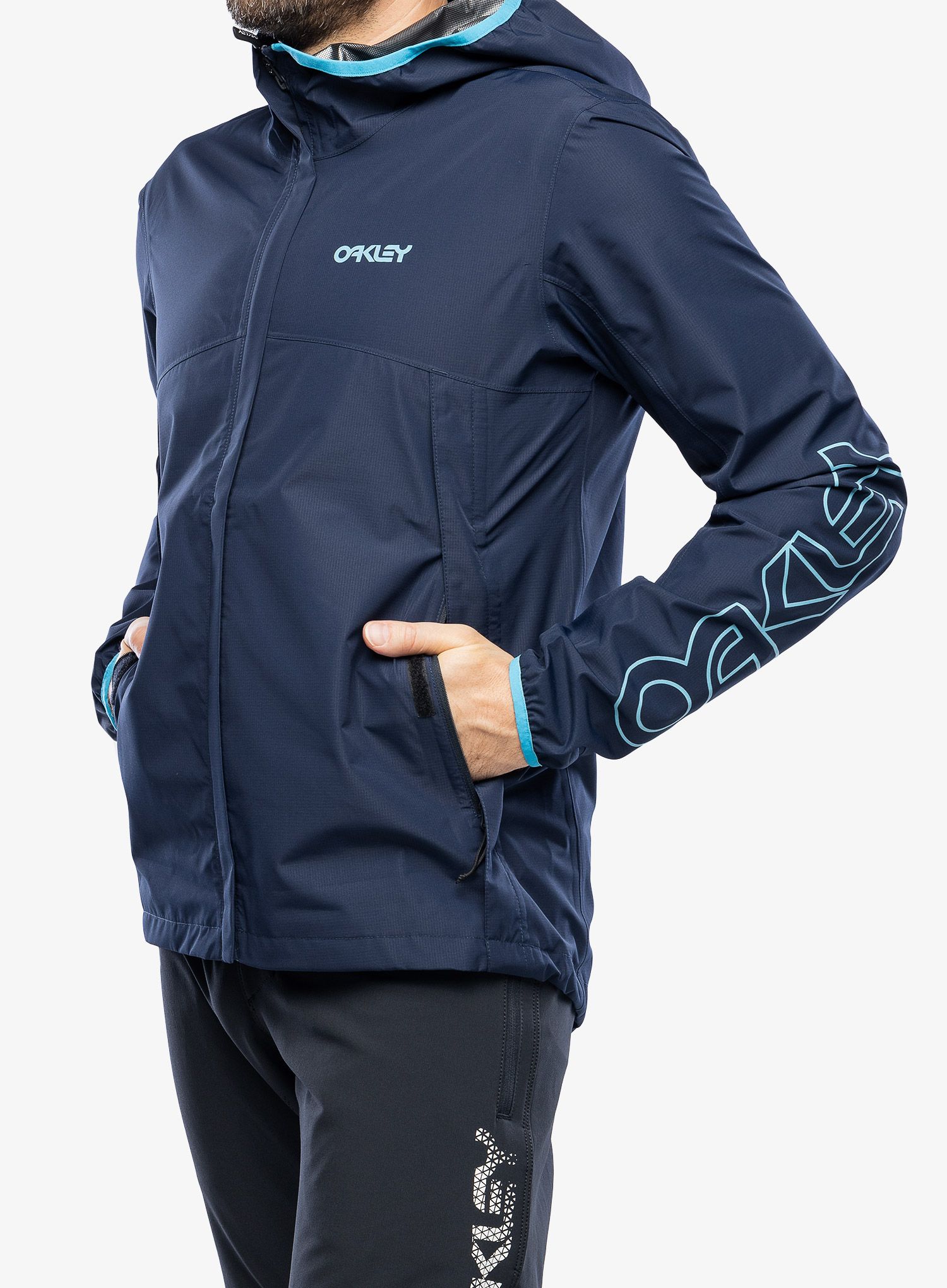Kolesarska jakna Oakley Elements Shell Jacket - fathom